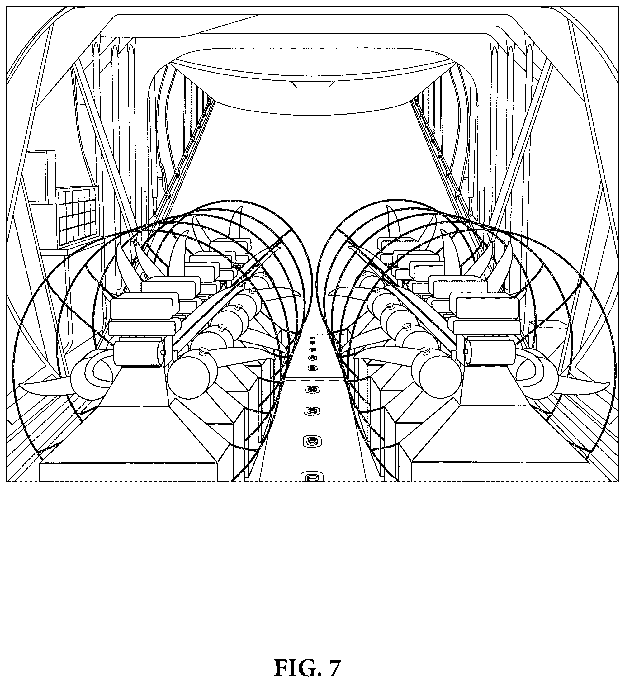 Patent US12552531 Figure 7 – Aerial delivery vehicle