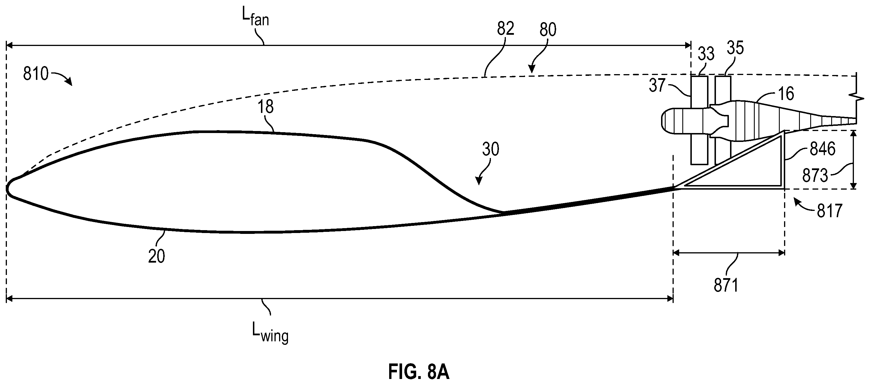 Patent US12552534 Figure 7 – Blended wing body aircraft
