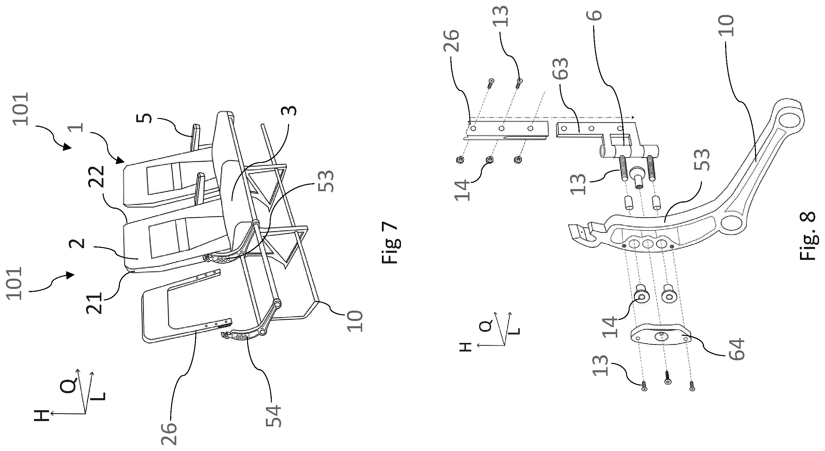 Patent US12552538 Figure 4 – Seat assembly