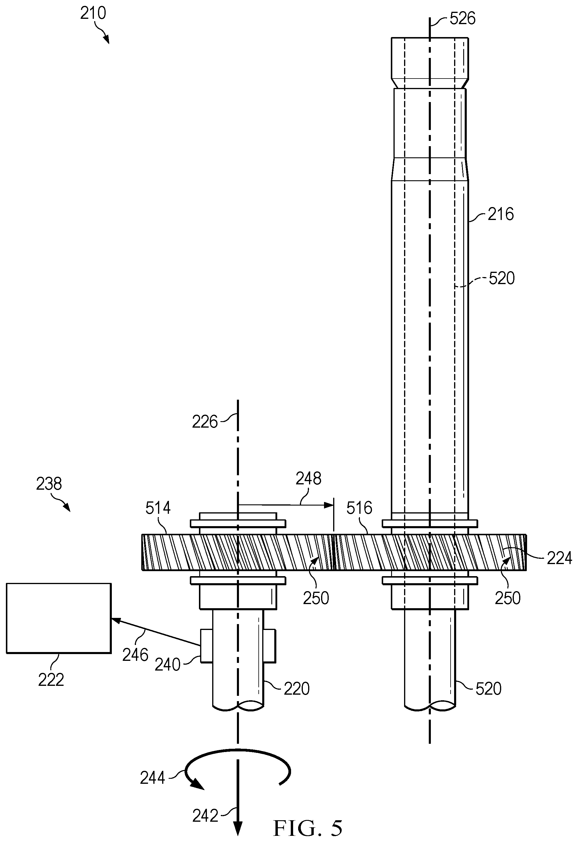 Patent US12552544 Figure 6 – Gear reaction derived torque measurement