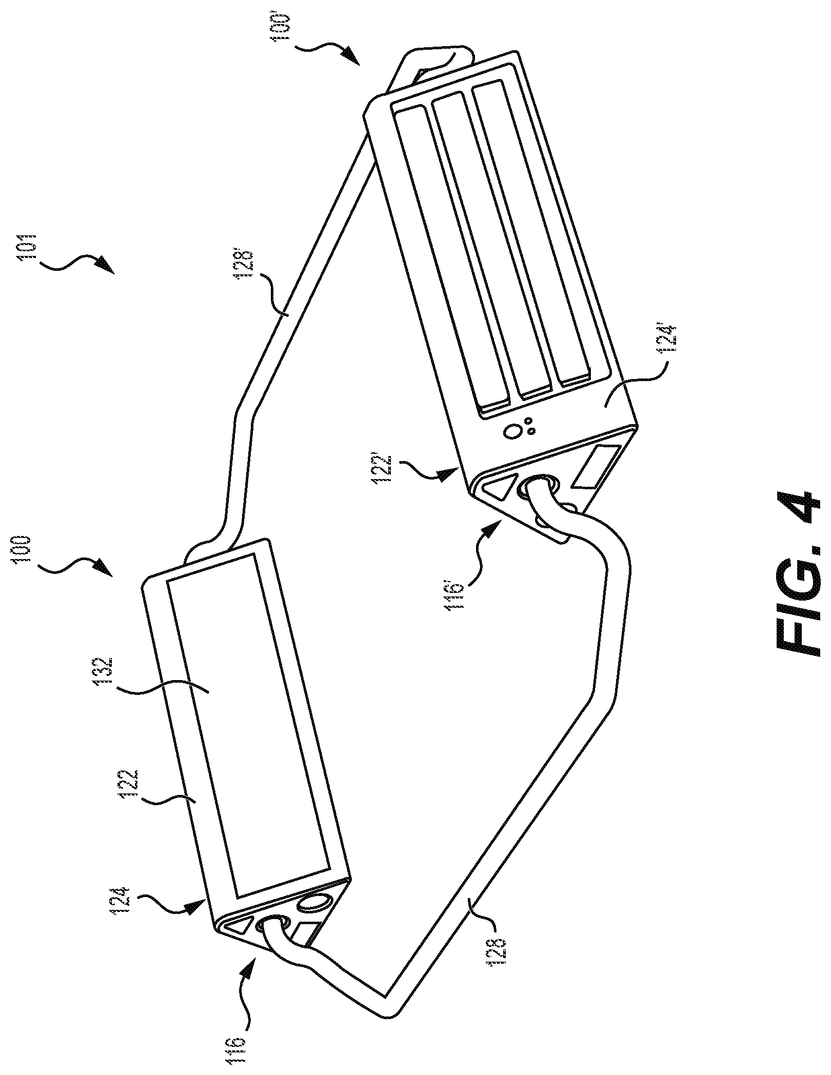 Patent US12552548 Figure 4 – Smart wheel chocks and related systems