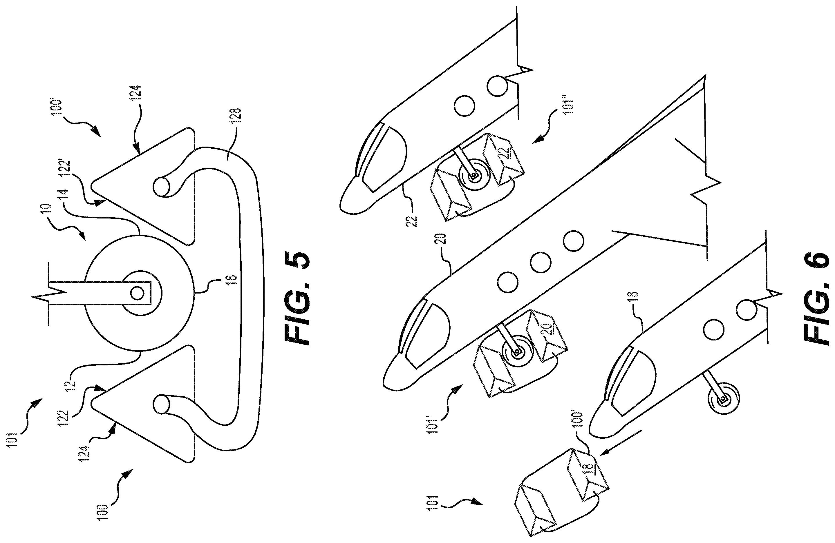Patent US12552548 Figure 5 – Smart wheel chocks and related systems