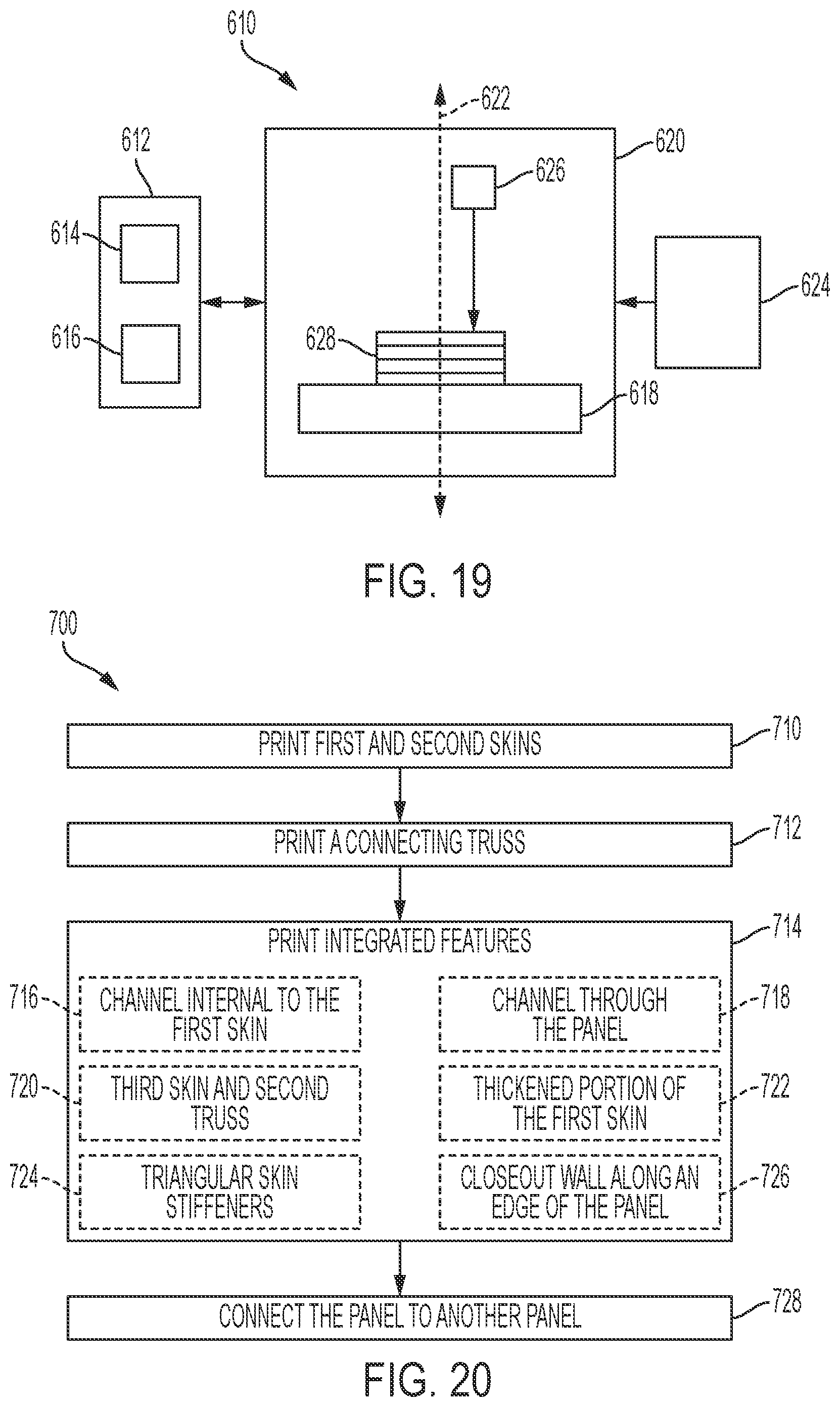 Patent US12552552 Figure 7 – Spacecraft panel and method