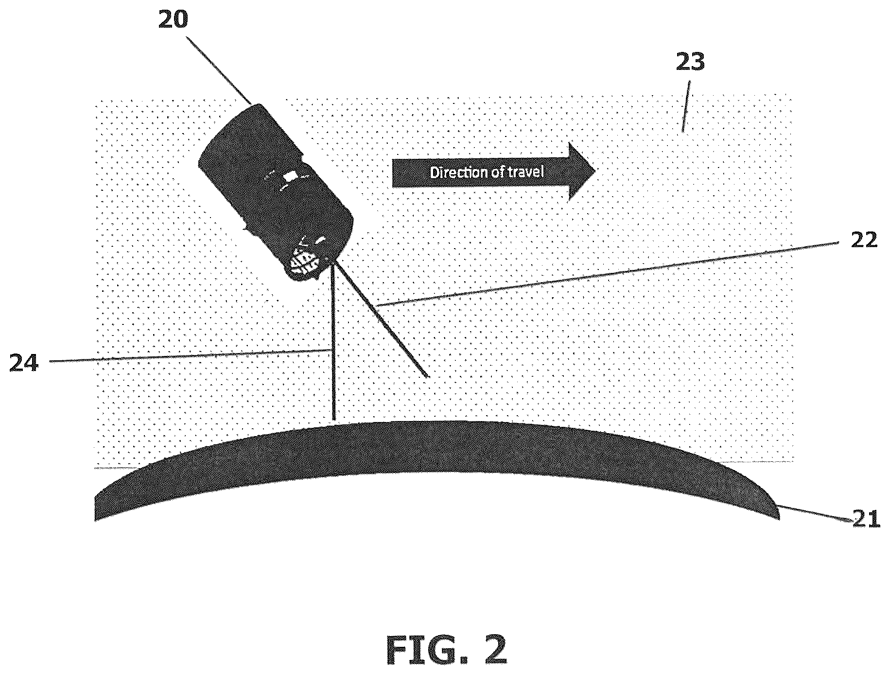 Patent US12552555 Figure 2 – Mitigating effects of atomic oxygen