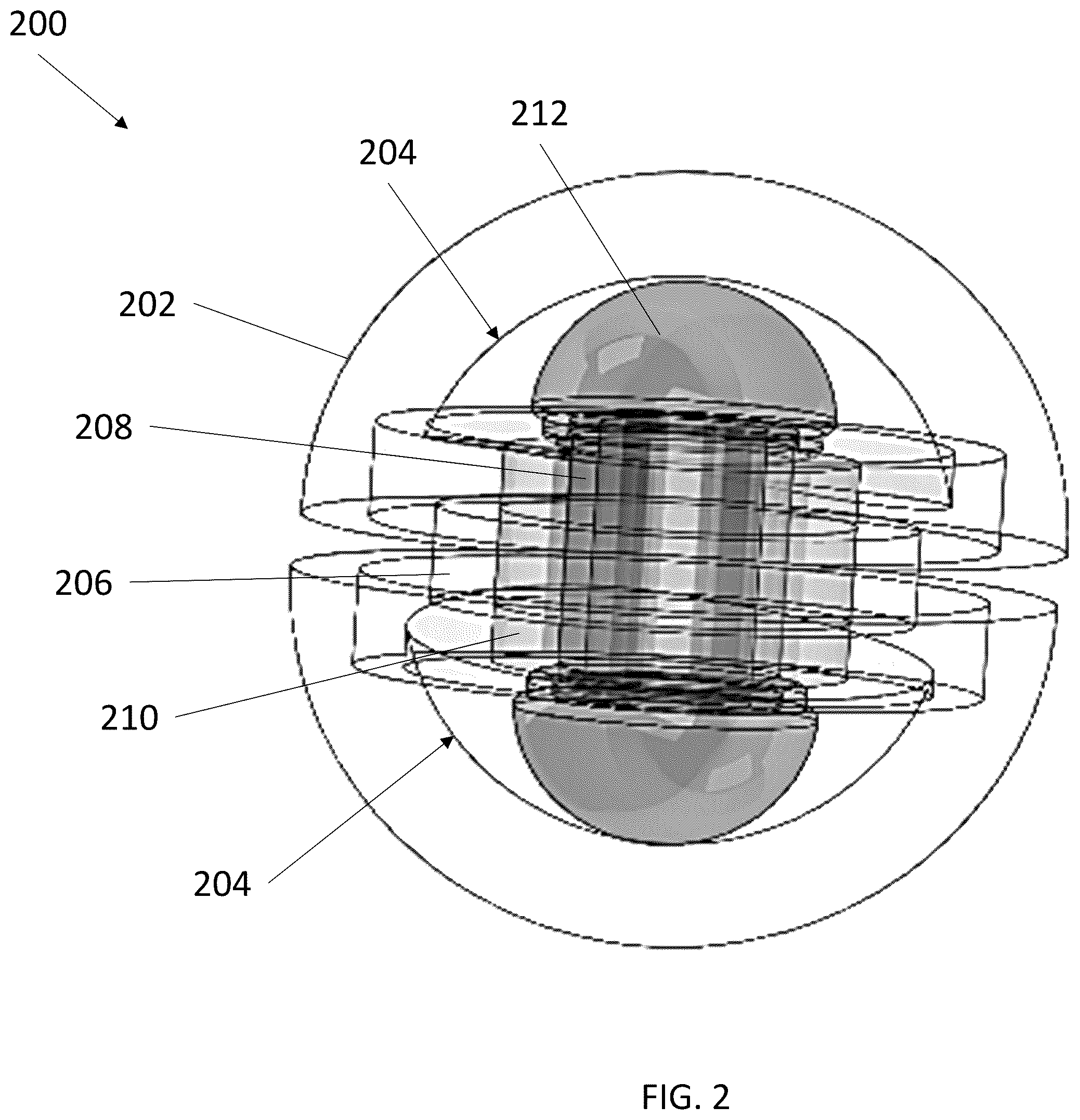 Patent US12552557 Figure 2 – Universal ground-based microgravity system