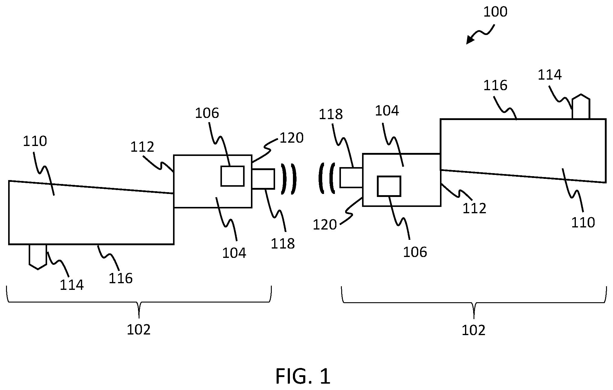 Patent US12552558 Figure 1 – Multi-monocopter system and method of operating thereof