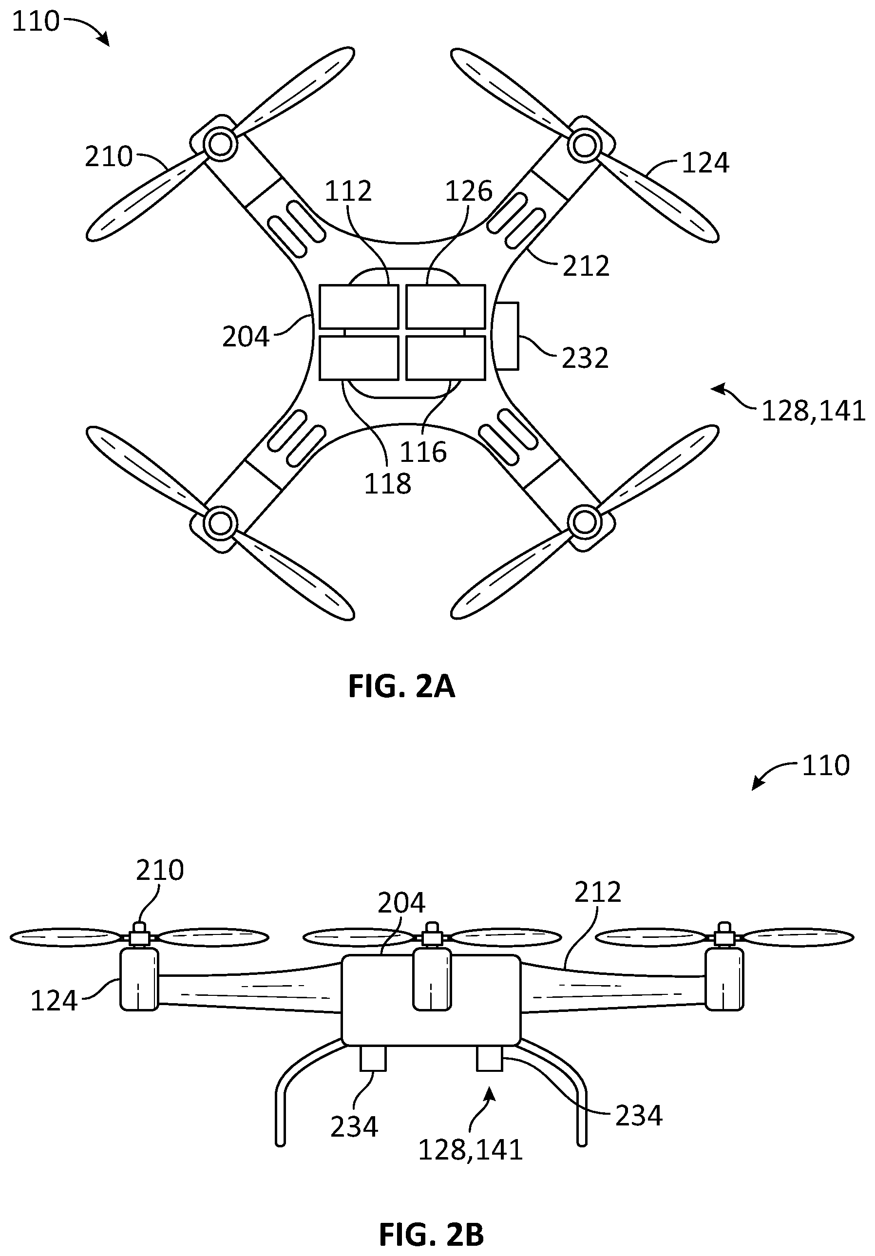 Patent US12552560 Figure 2 – Unmanned aerial vehicle suspended propulsion systems and methods