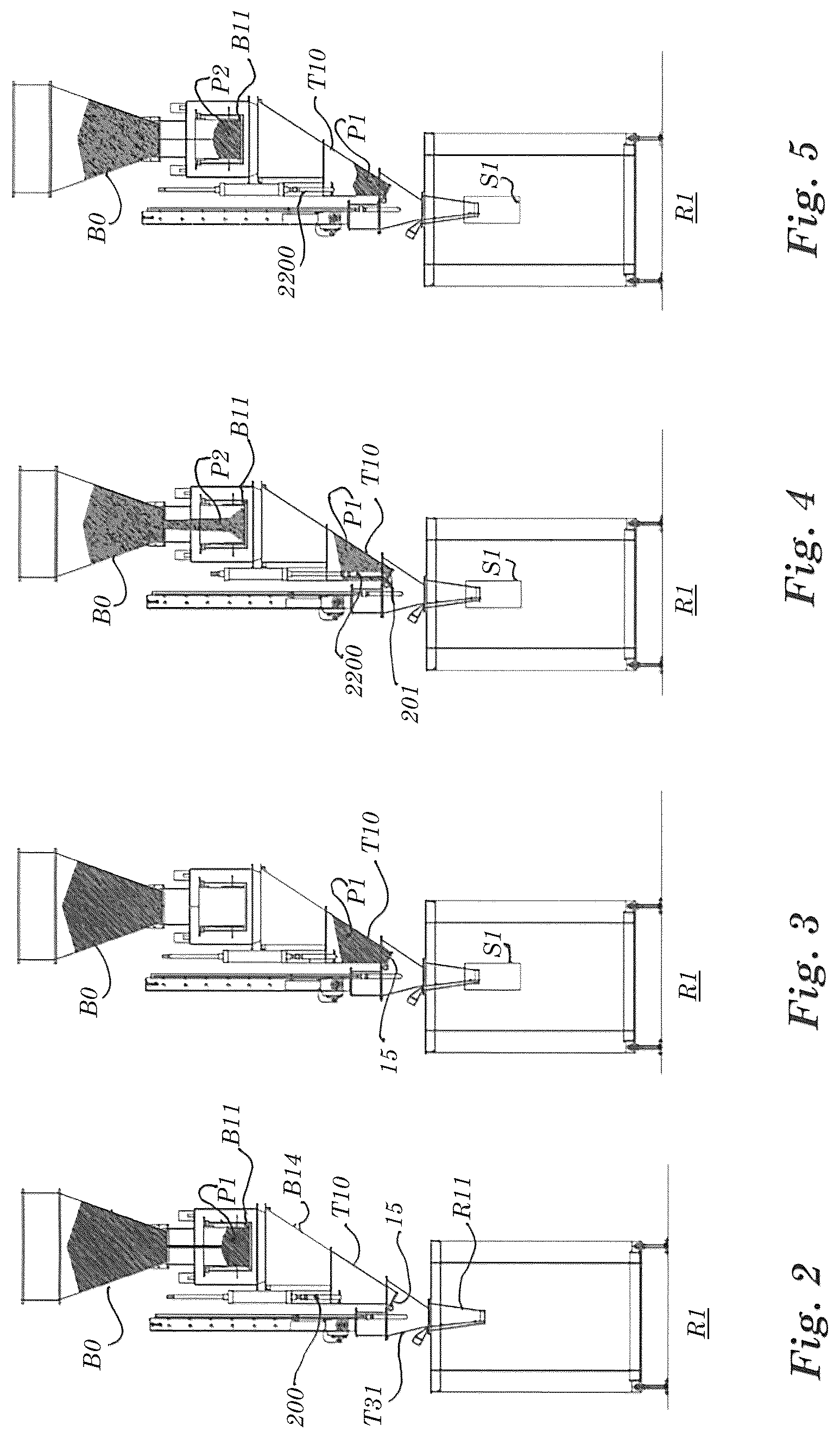 Patent US12552564 Figure 2 – Method and apparatus for filling bags with a quantity of deaerated product by means of a deaerator inserted in the product