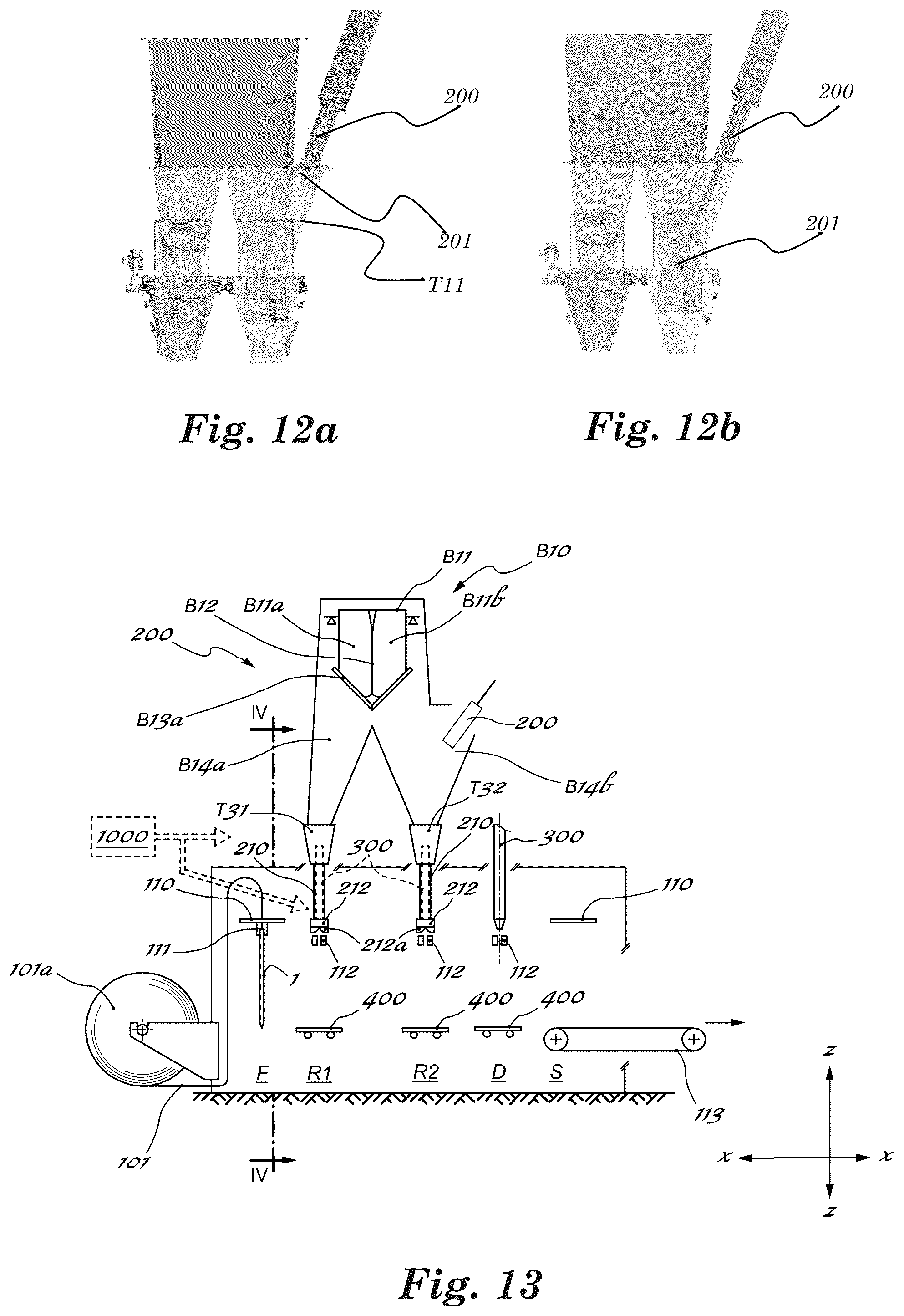 Patent US12552564 Figure 5 – Method and apparatus for filling bags with a quantity of deaerated product by means of a deaerator inserted in the product