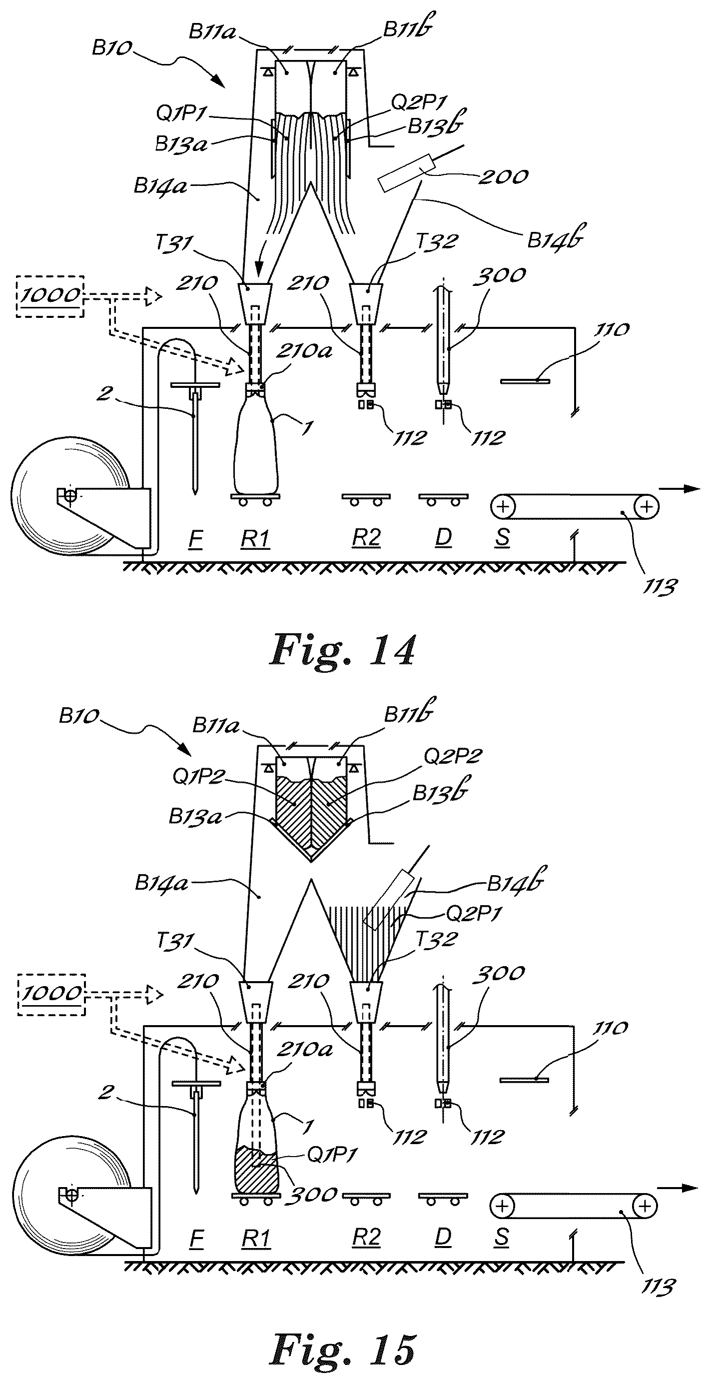 Patent US12552564 Figure 6 – Method and apparatus for filling bags with a quantity of deaerated product by means of a deaerator inserted in the product