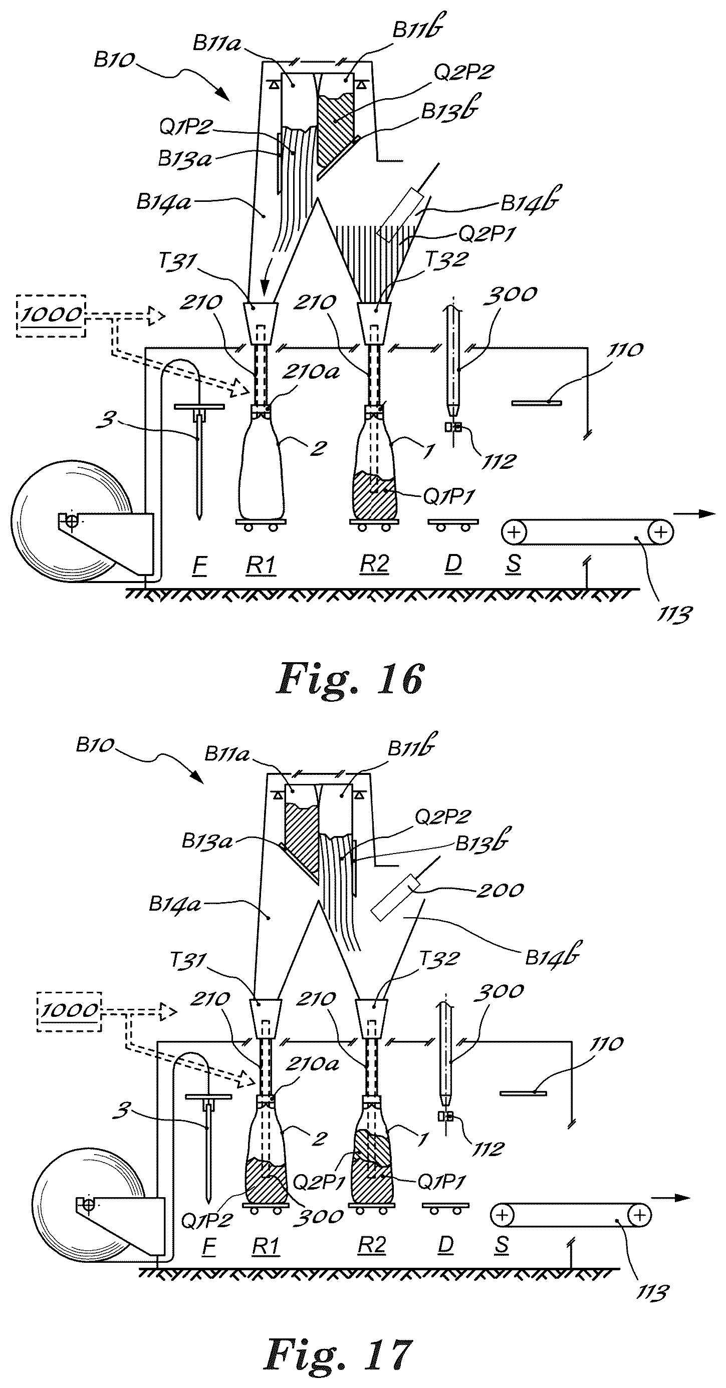 Patent US12552564 Figure 7 – Method and apparatus for filling bags with a quantity of deaerated product by means of a deaerator inserted in the product
