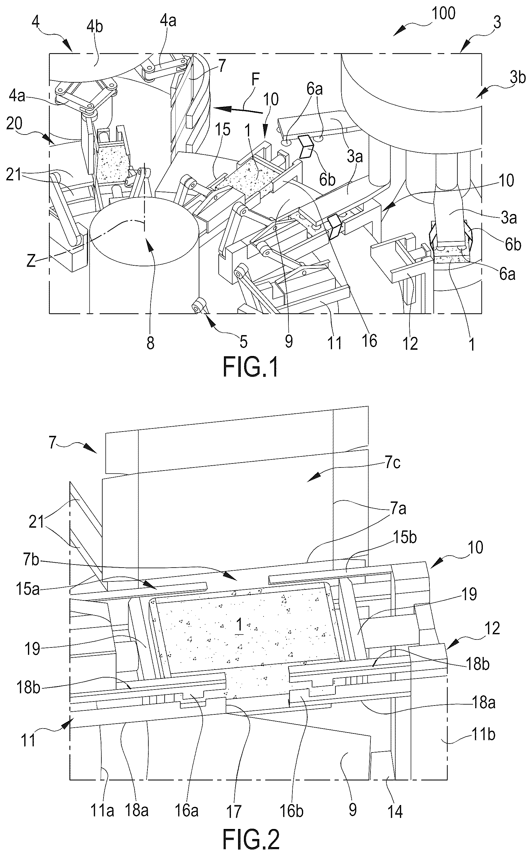 Patent US12552567 Figure 1 – Method for packaging articles in boxes and packaging device operating according to such a method