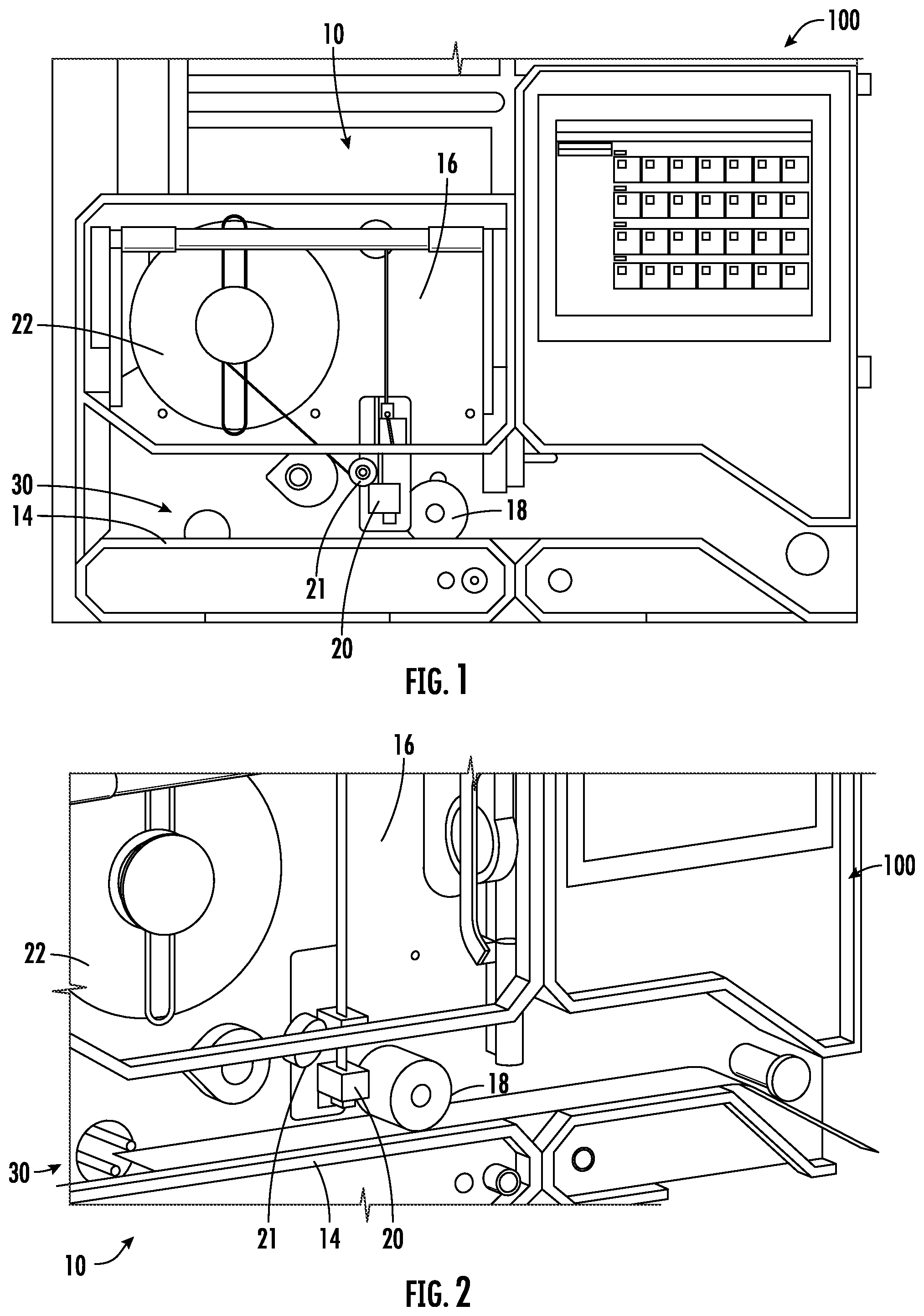 Patent US12552572 Figure 1 – Cutting and rolling device for use with pharmaceutical pouch packaging