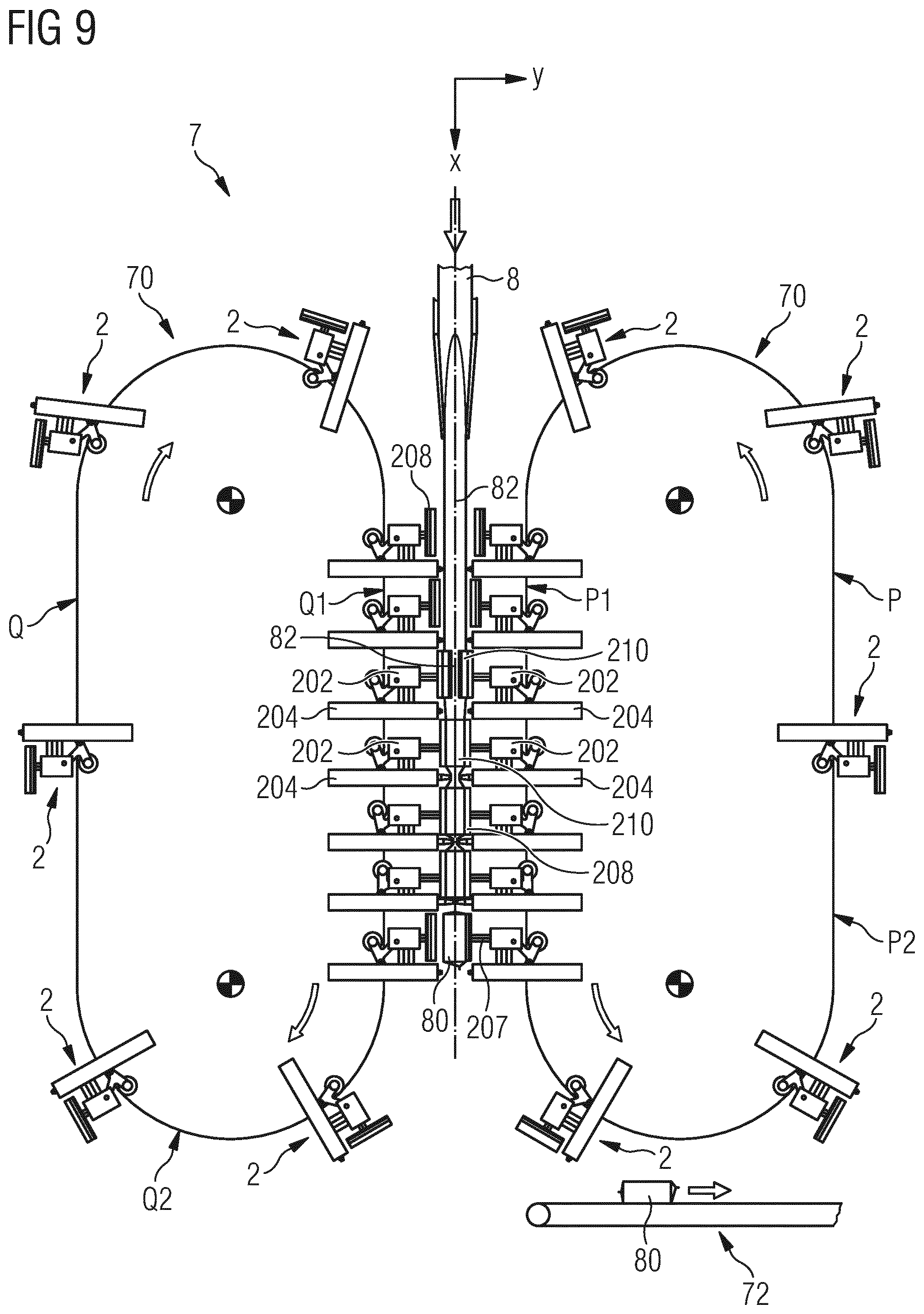 Patent US12552573 Figure 5 – Linear motor system, corresponding forming assembly and method