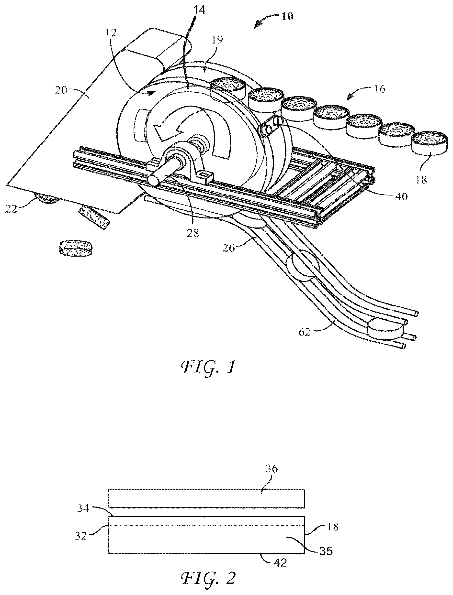 Patent US12552574 Figure 1 – System adapted to promote re-utilization of a rejected container loaded with content