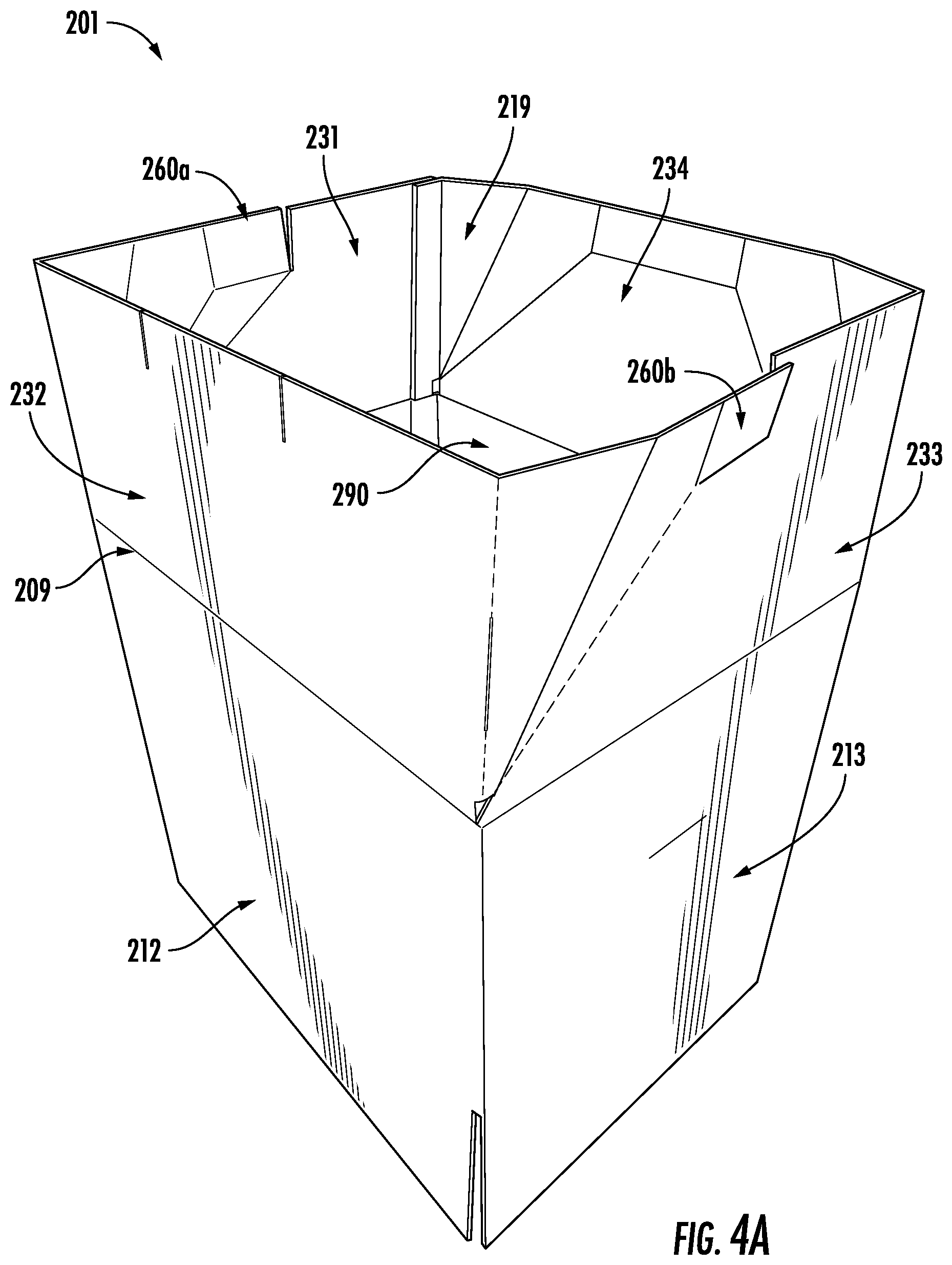 Patent US12552577 Figure 11 – Locking bottom box blanks, boxes and methods of forming the same