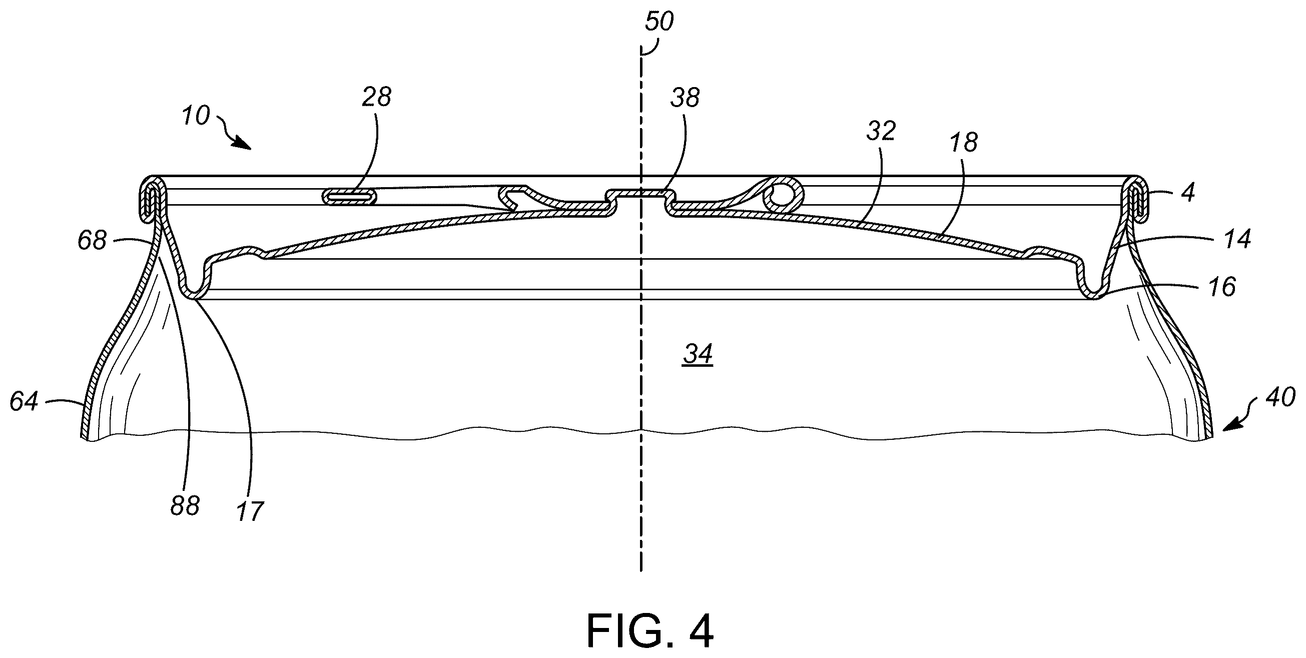 Patent US12552579 Figure 4 – Seam seal for wine in beverage cans