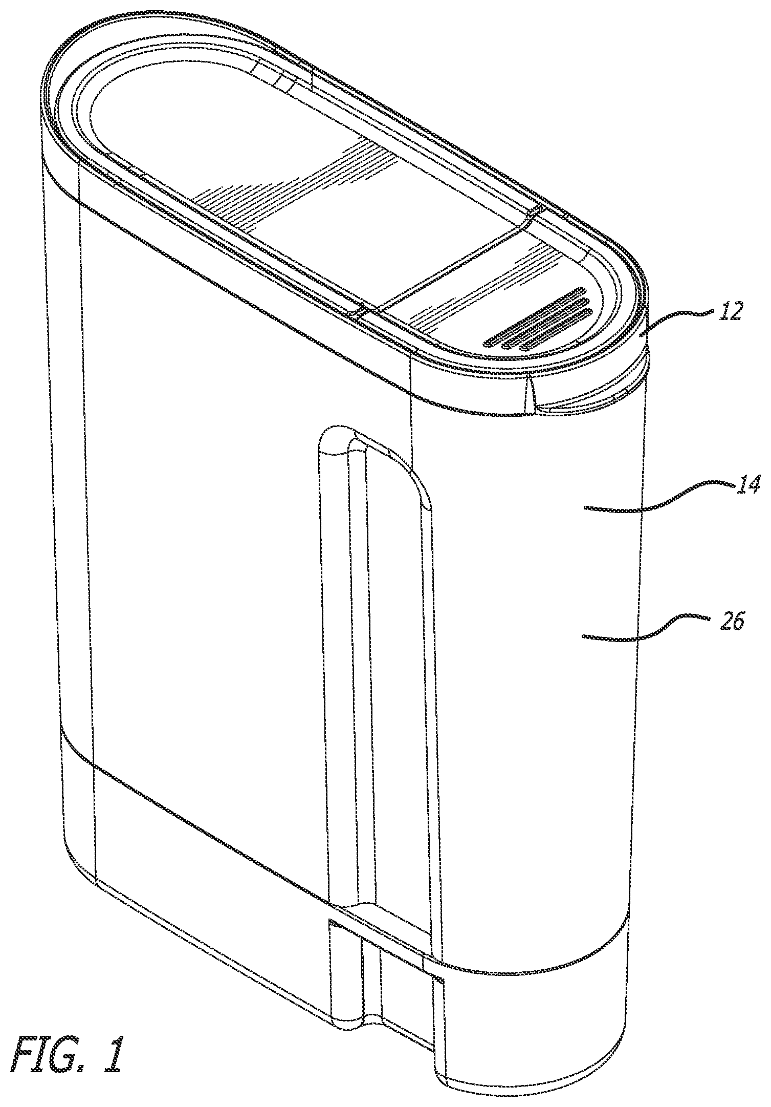 Patent US12552586 Figure 1 – Lid assembly having a seal mechanism for a container