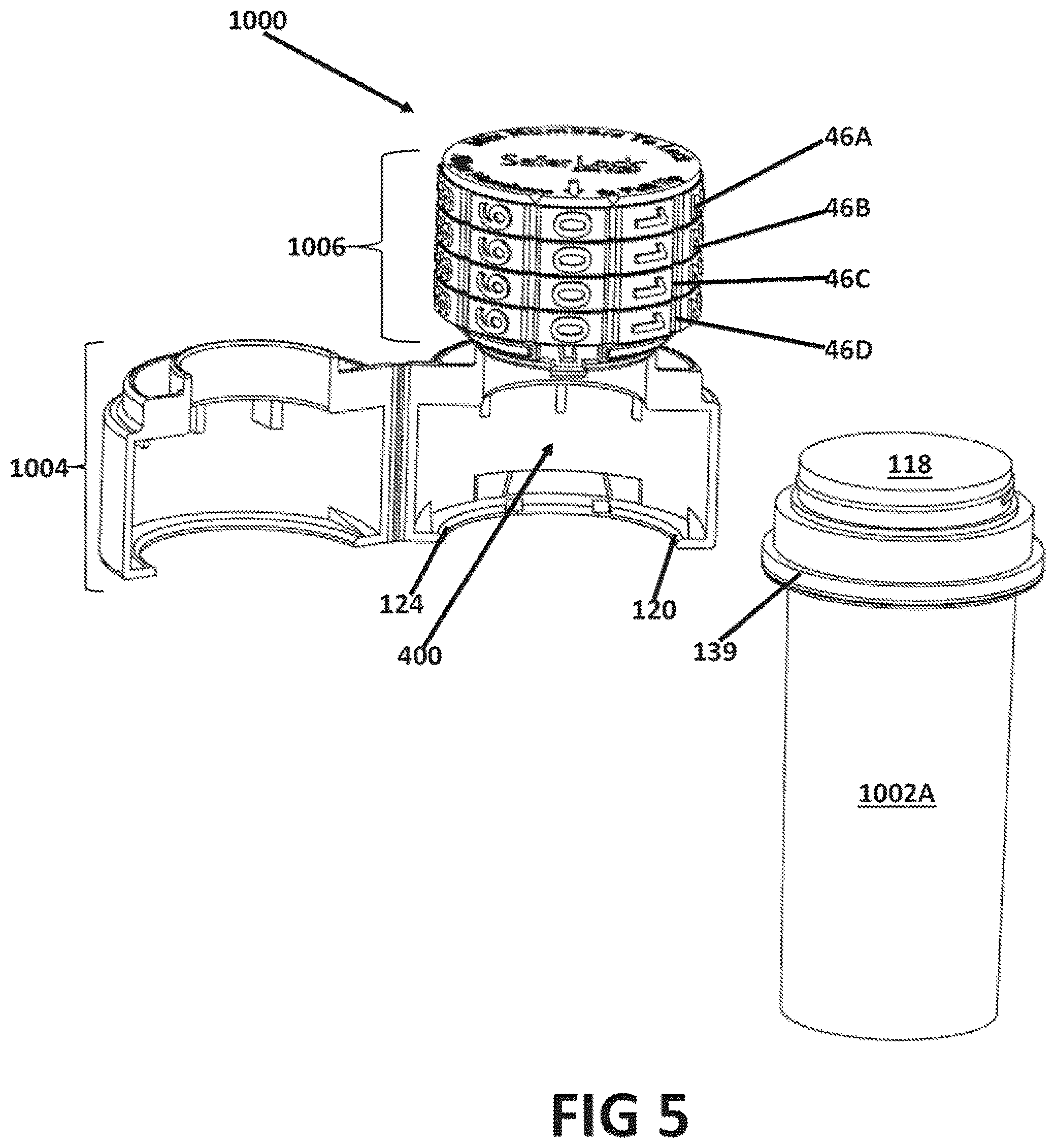 Patent US12552587 Figure 5 – Clam shell cover cap and method of use