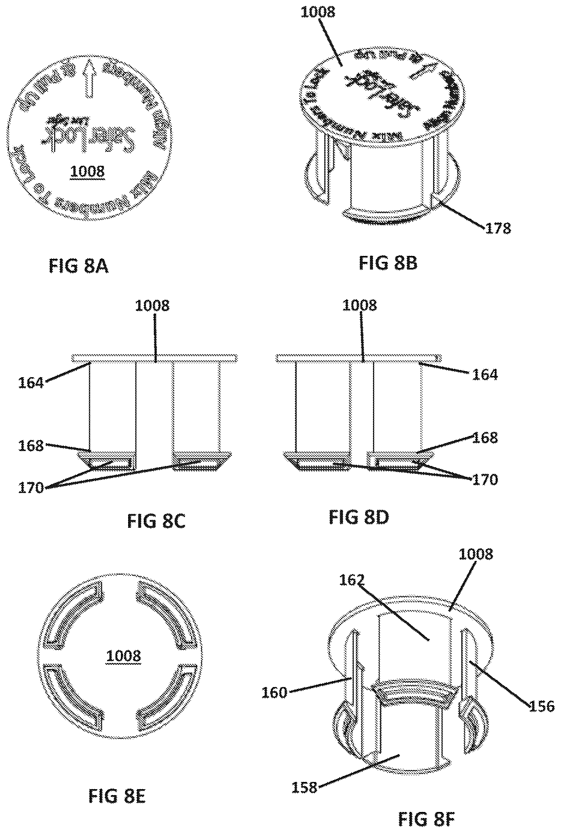 Patent US12552587 Figure 8 – Clam shell cover cap and method of use