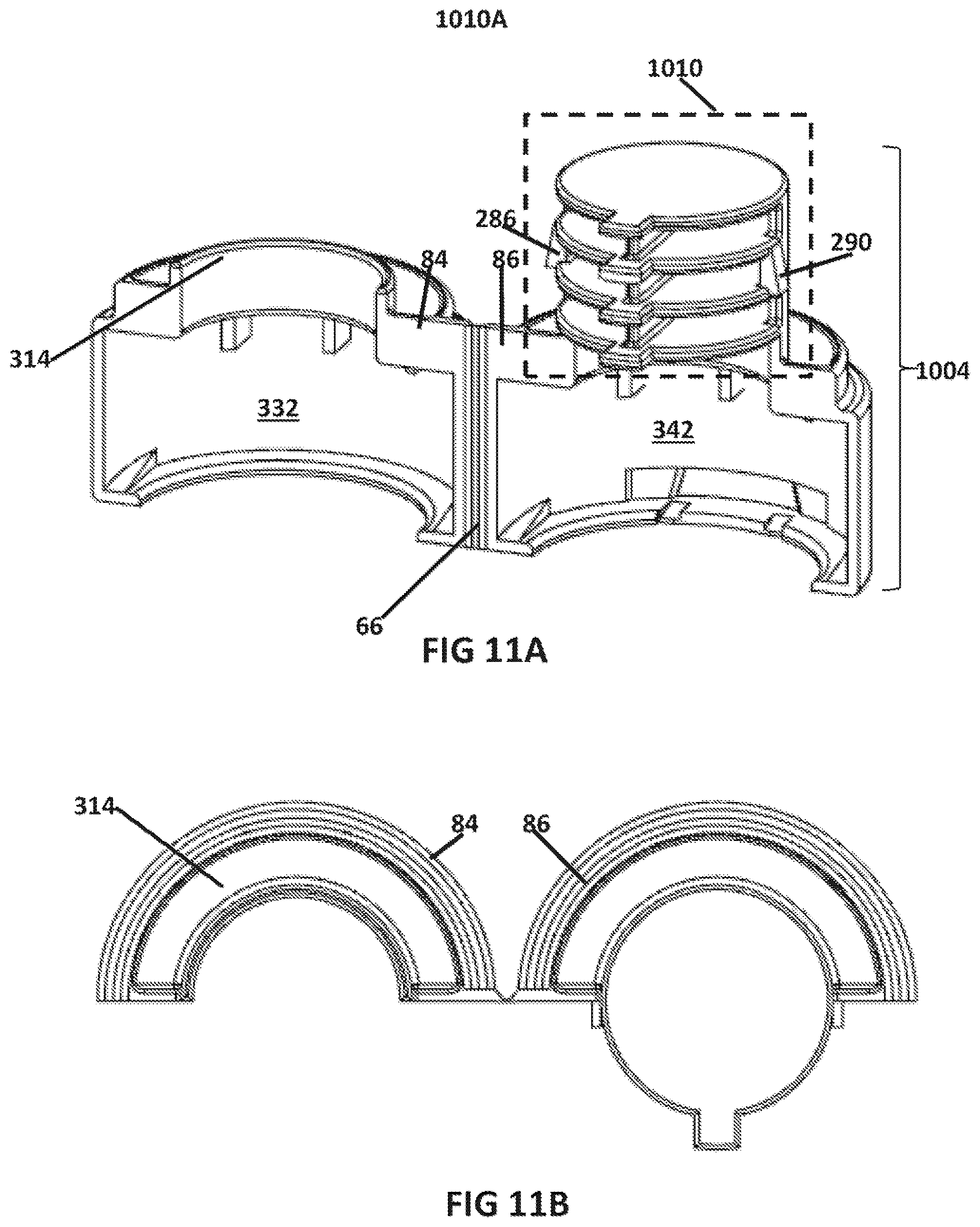 Patent US12552587 Figure 11 – Clam shell cover cap and method of use