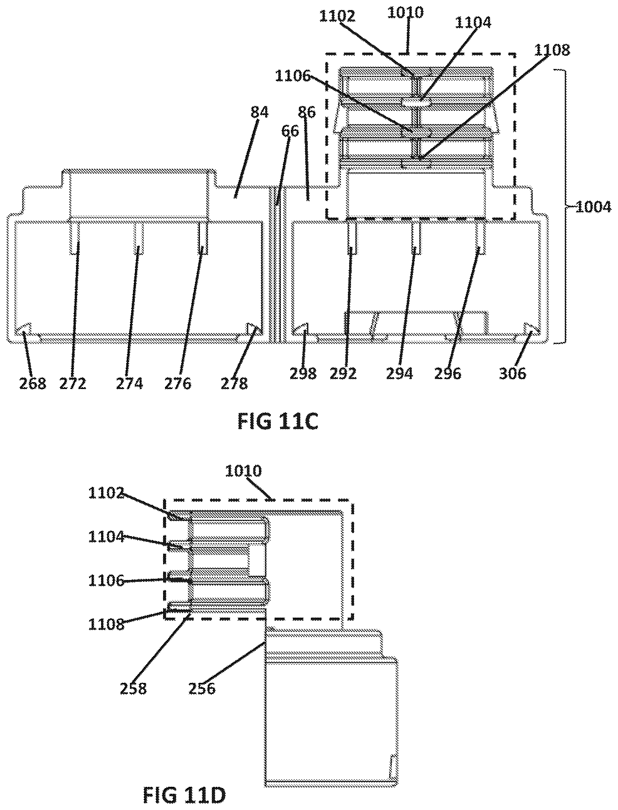 Patent US12552587 Figure 12 – Clam shell cover cap and method of use