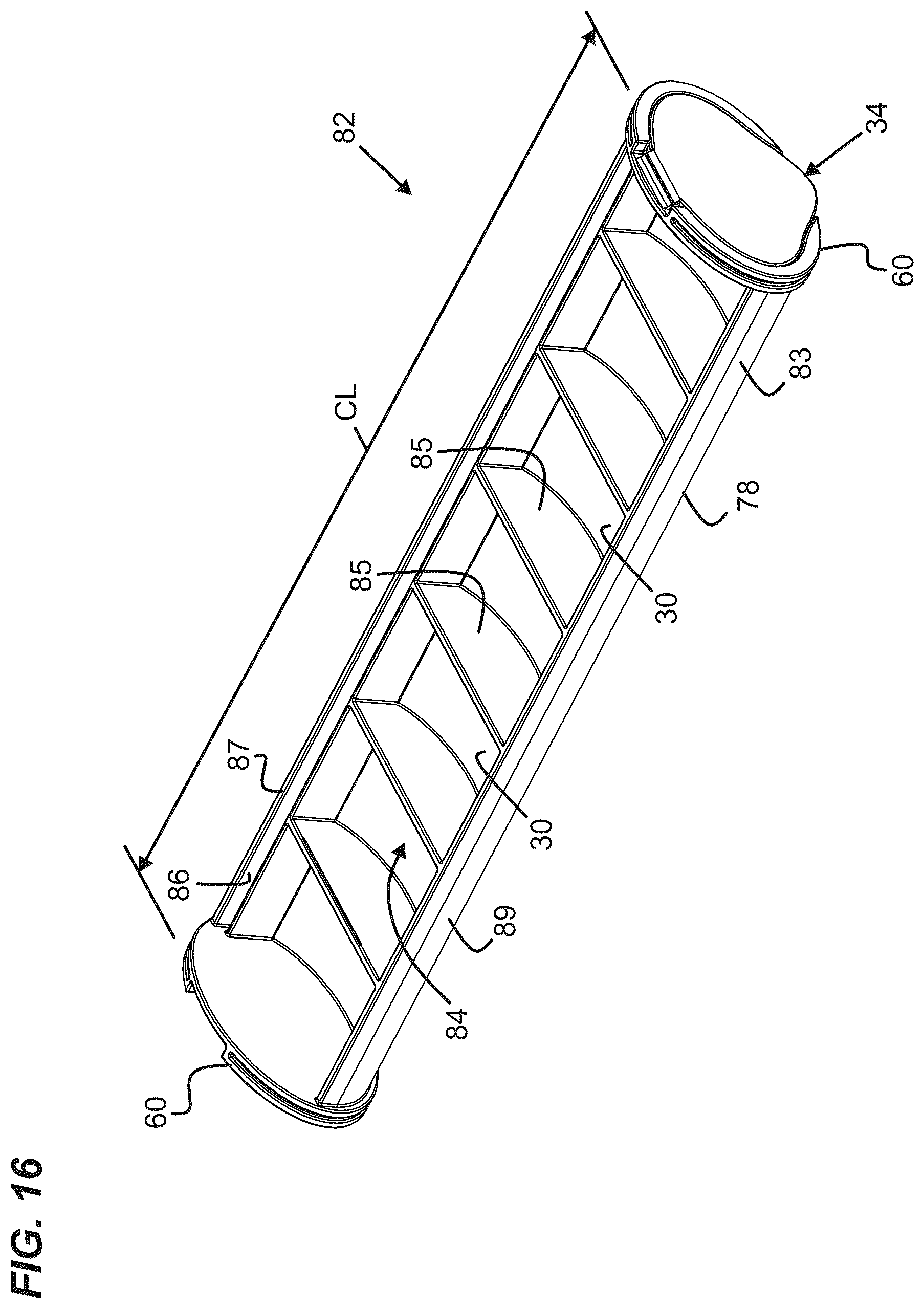 Patent US12552590 Figure 16 – Pill container assembly with outer sleeve