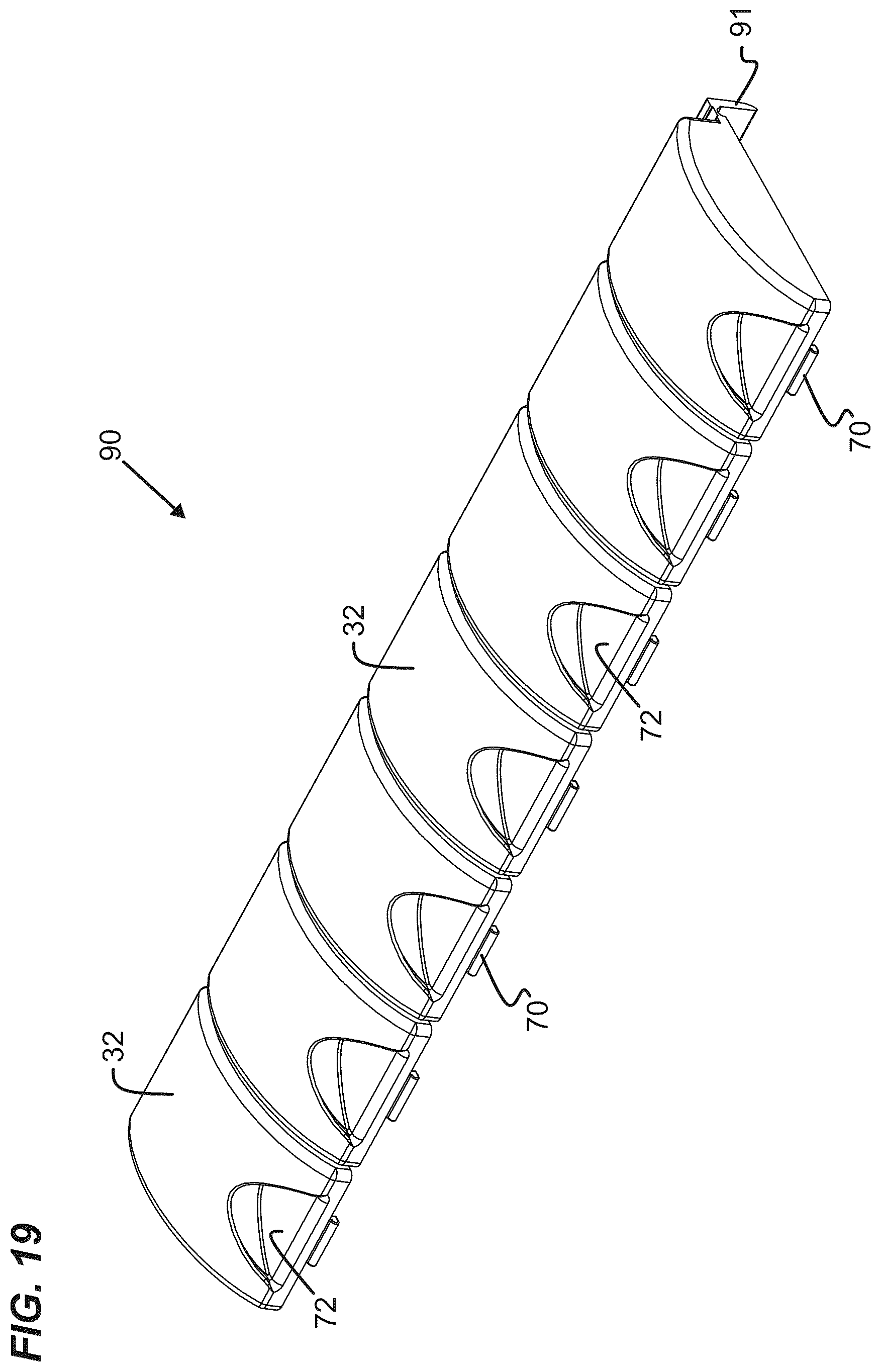 Patent US12552590 Figure 19 – Pill container assembly with outer sleeve