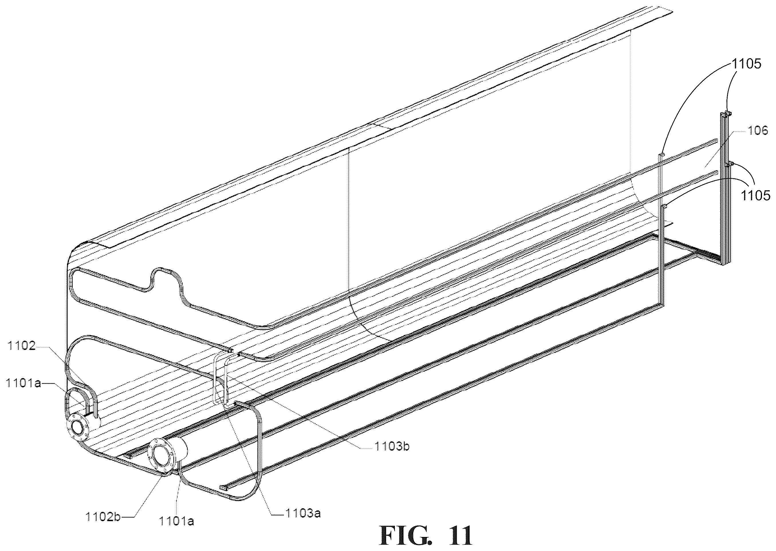 Patent US12552591 Figure 11 – Transportable self-contained cutting box