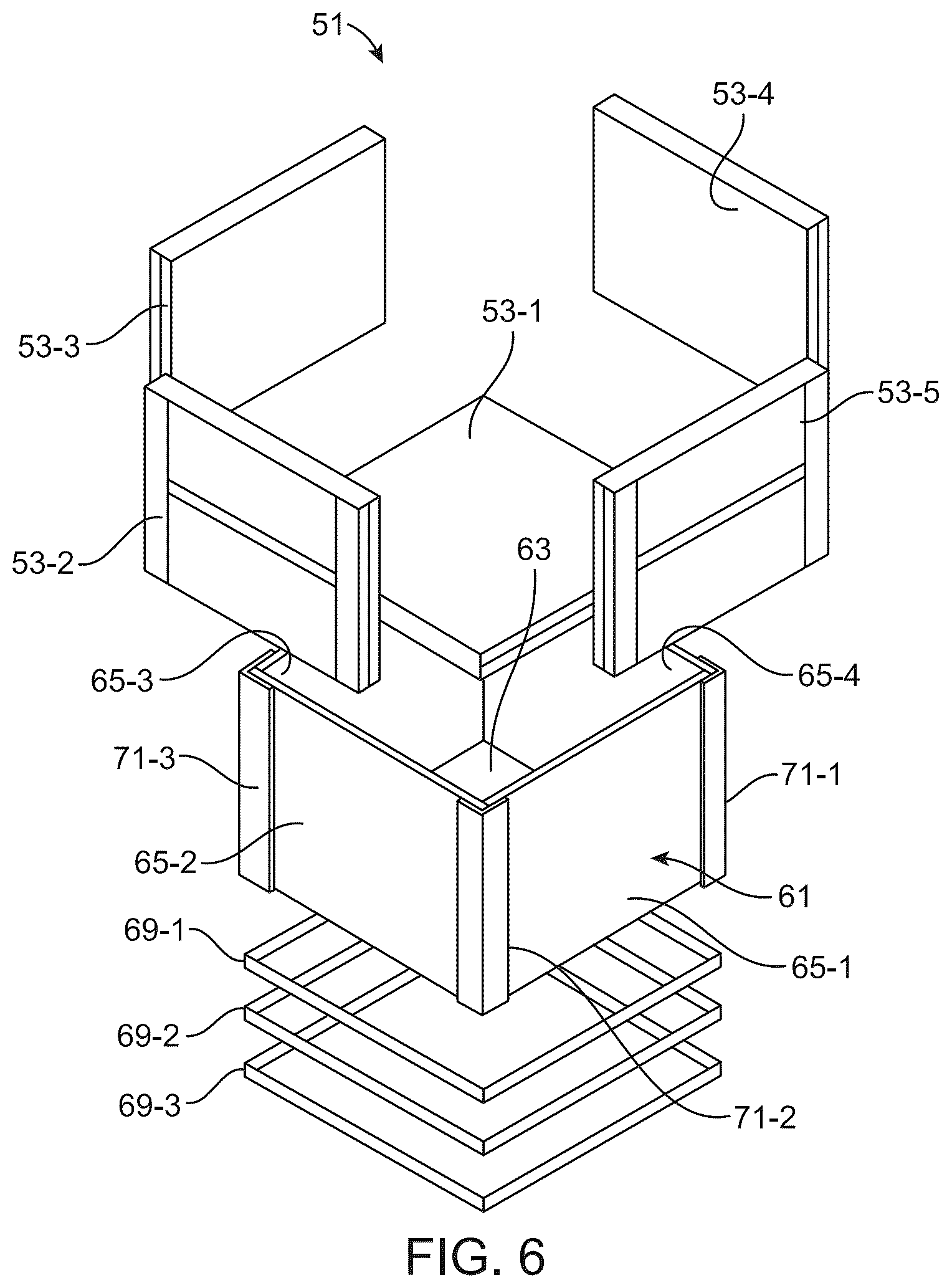 Patent US12552593 Figure 6 – Shipping system for storing and/or transporting temperature-sensitive materials