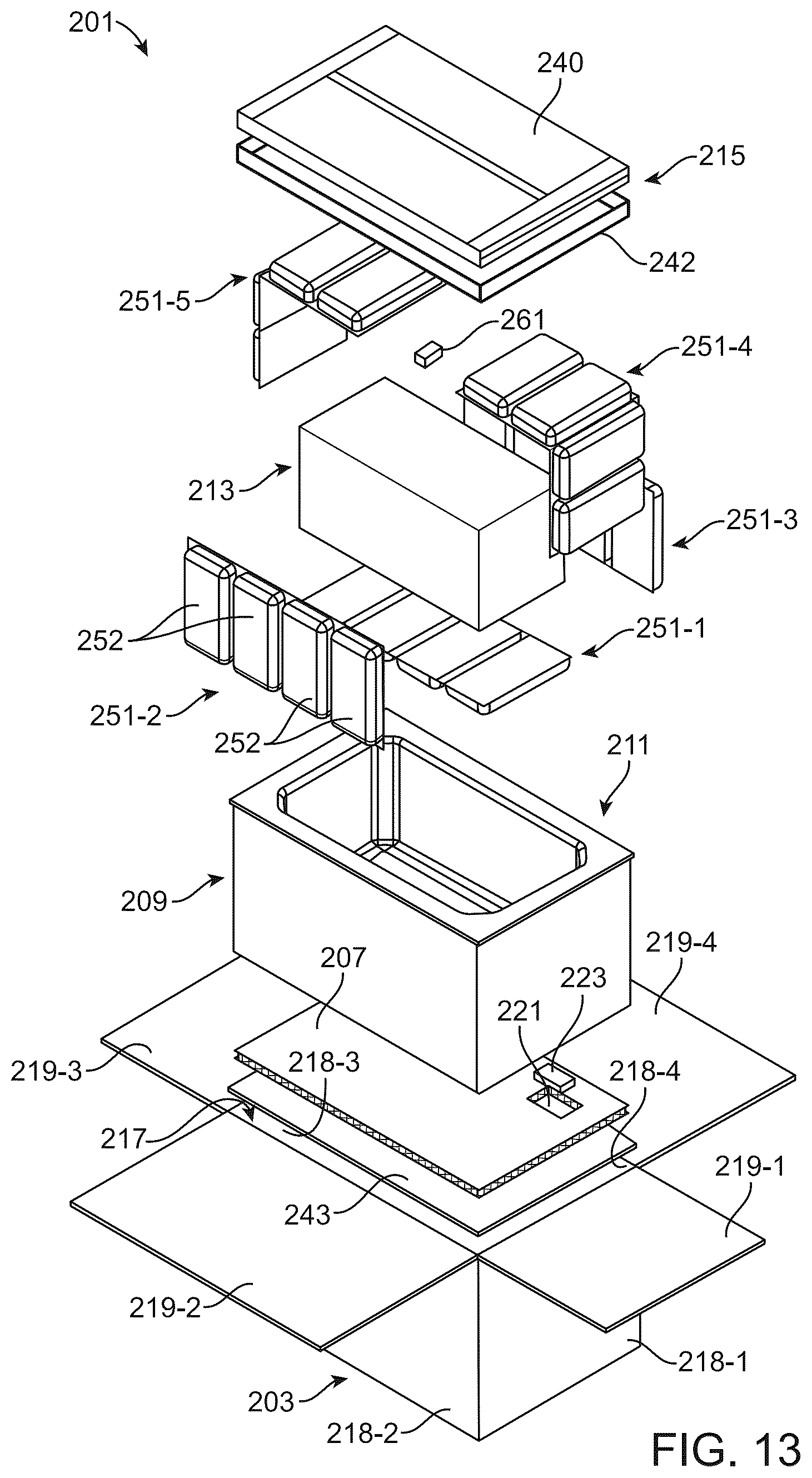 Patent US12552593 Figure 14 – Shipping system for storing and/or transporting temperature-sensitive materials