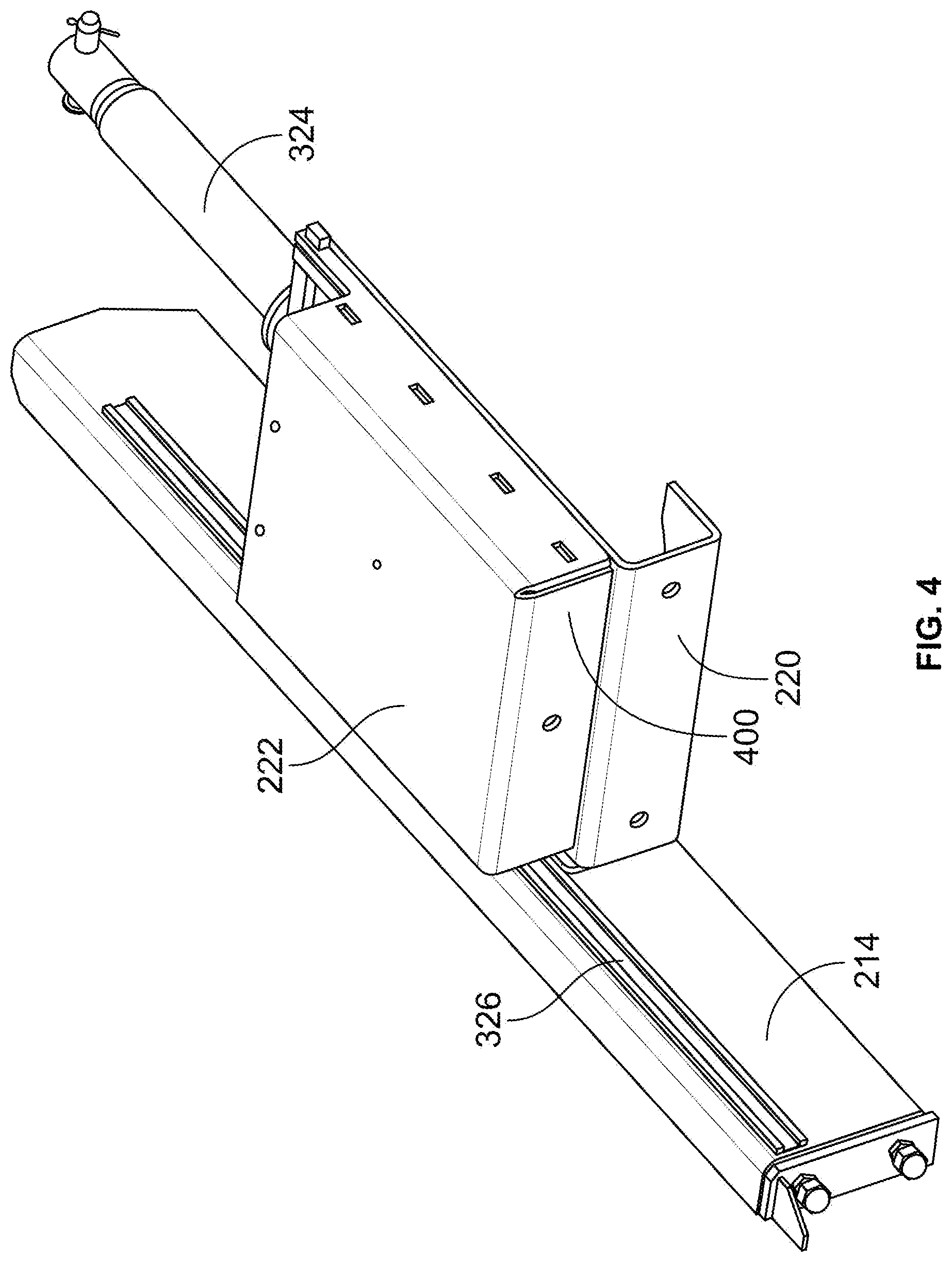 Patent US12552594 Figure 4 – Multi-stage ram assembly for product delivery