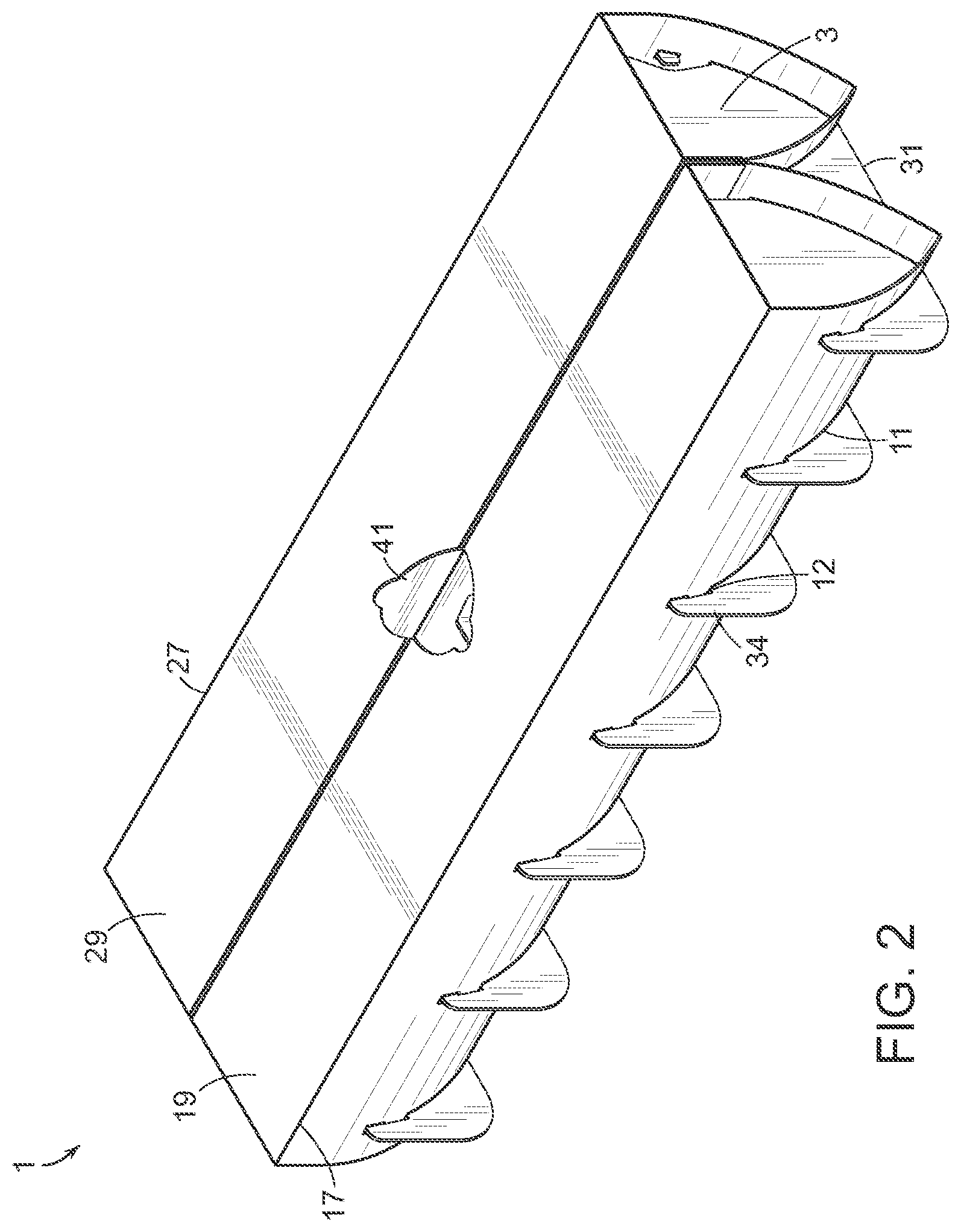 Patent US12552596 Figure 2 – Egg carton and formation apparatus and method