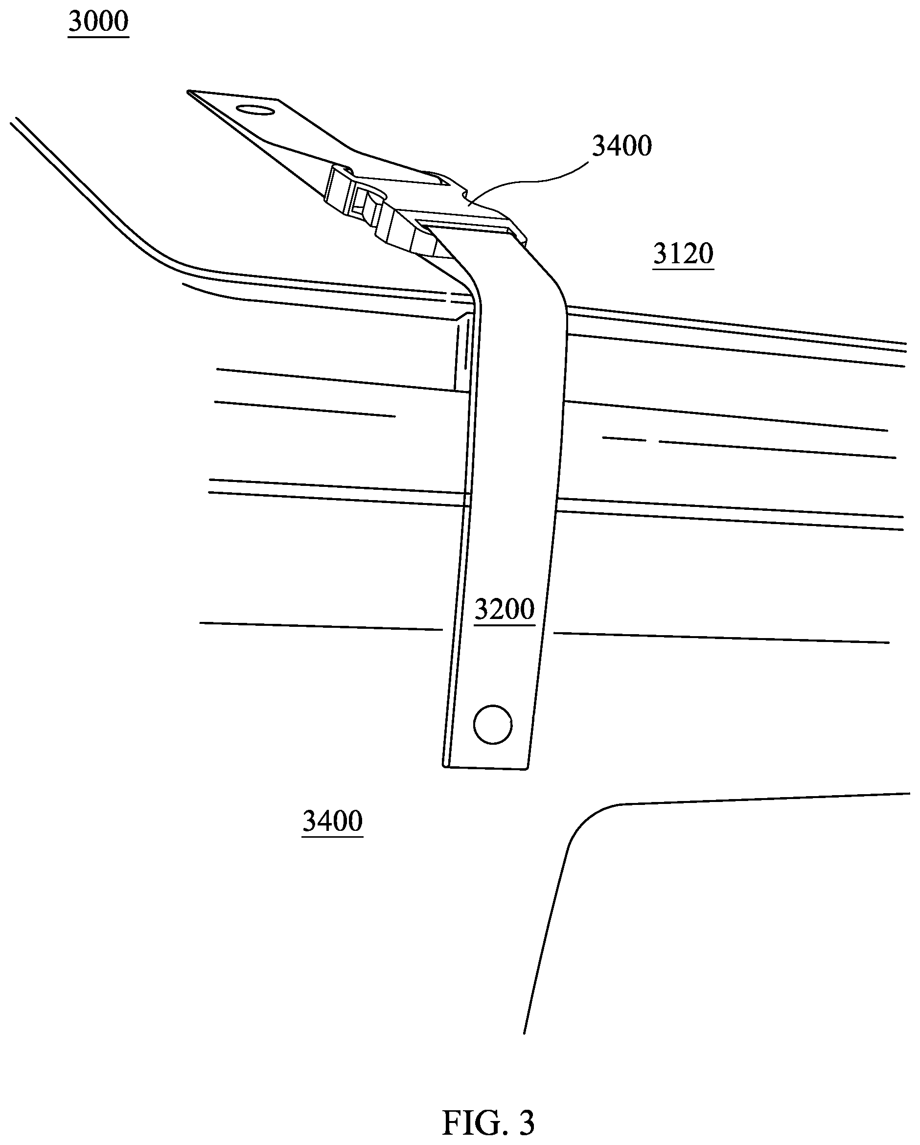 Patent US12552600 Figure 3 – Black bear and other animal proof garbage cart/can locks and method of use