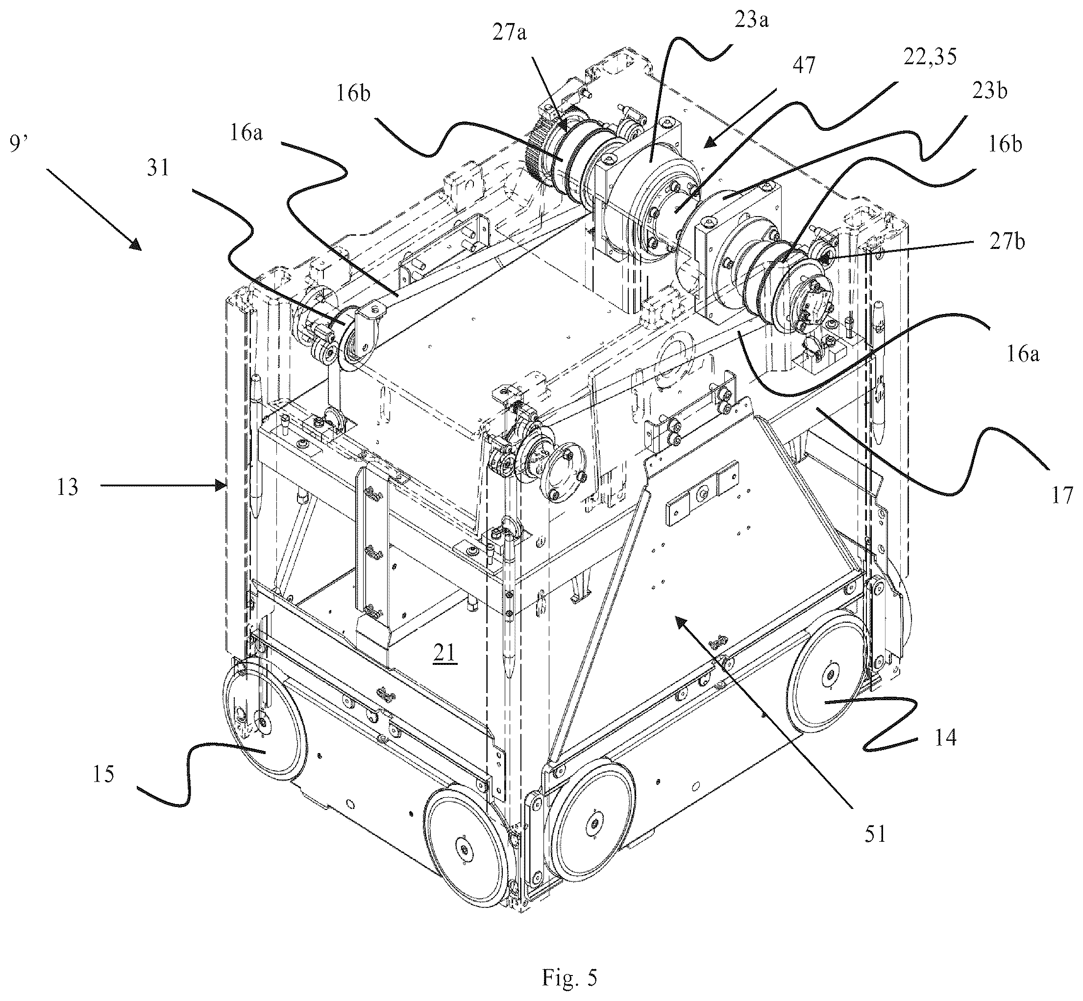 Patent US12552603 Figure 4 – Container-handling vehicle