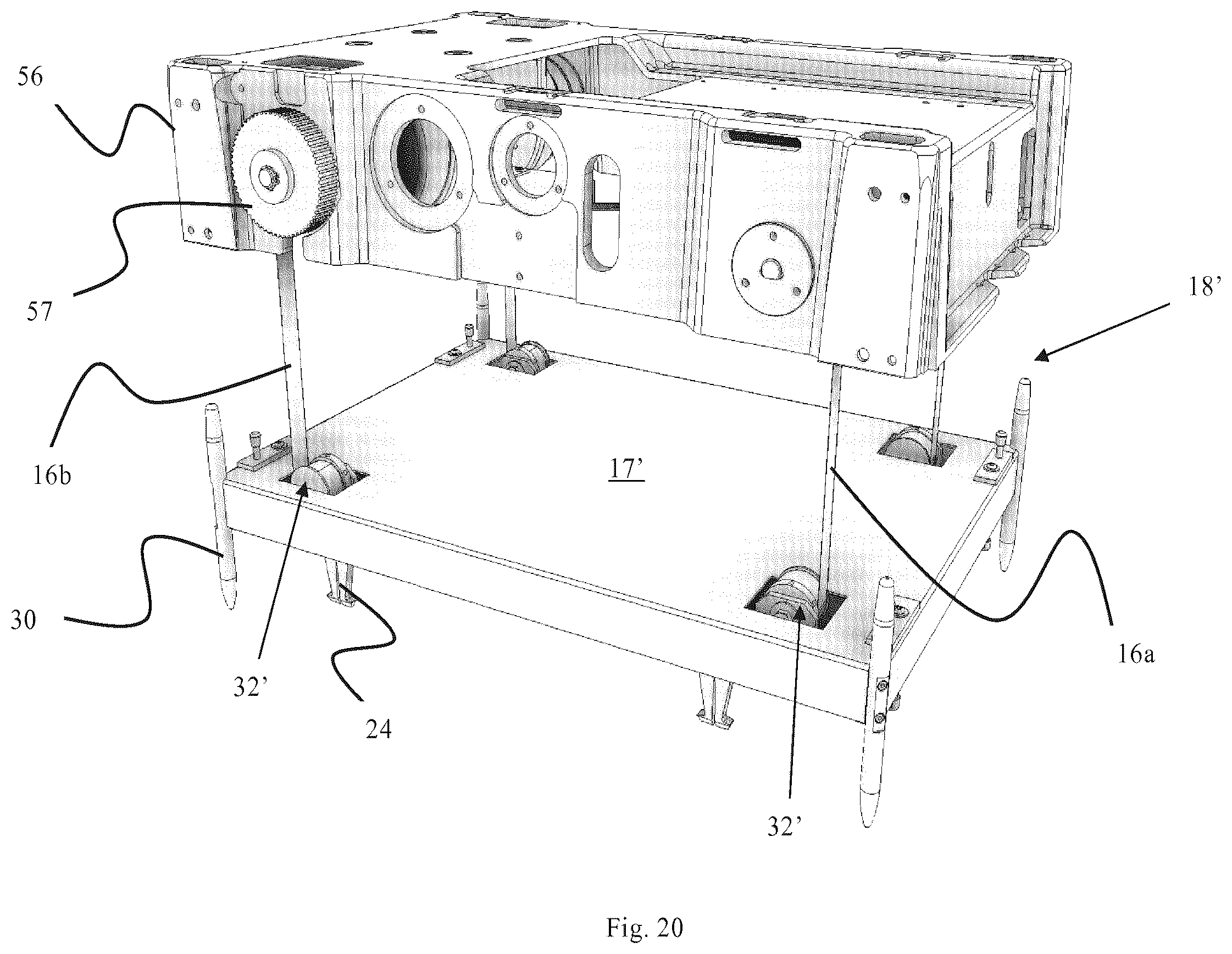 Patent US12552603 Figure 19 – Container-handling vehicle
