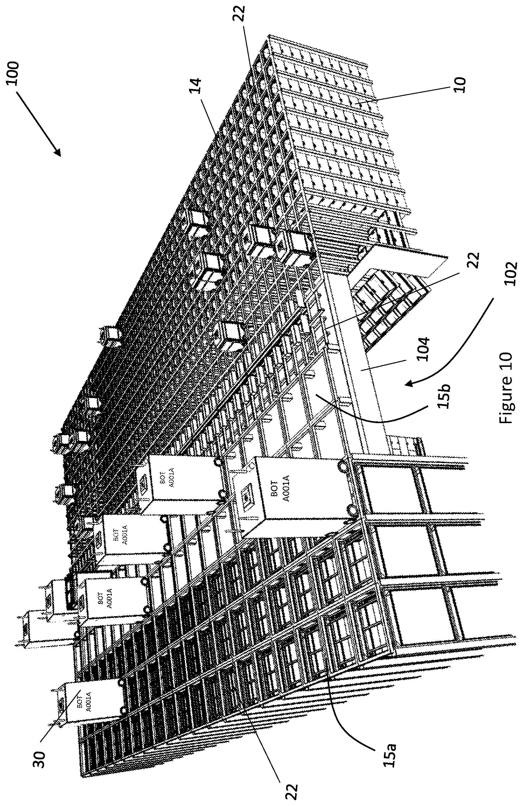 Patent US12552604 Figure 8 – Multi-function inventory handling station assembly