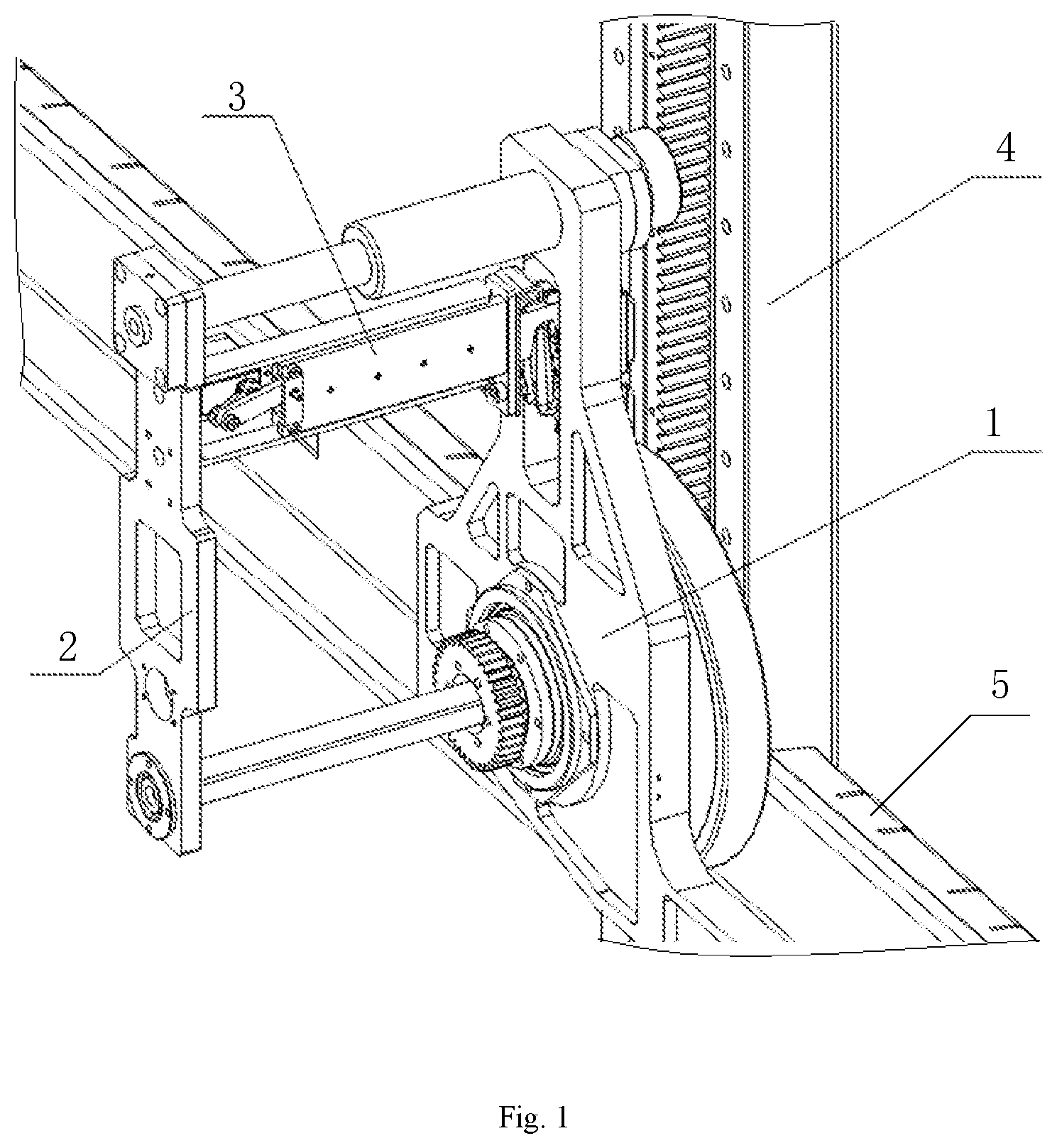 Patent US12552605 Figure 1 – Logistics vehicle and logistics system