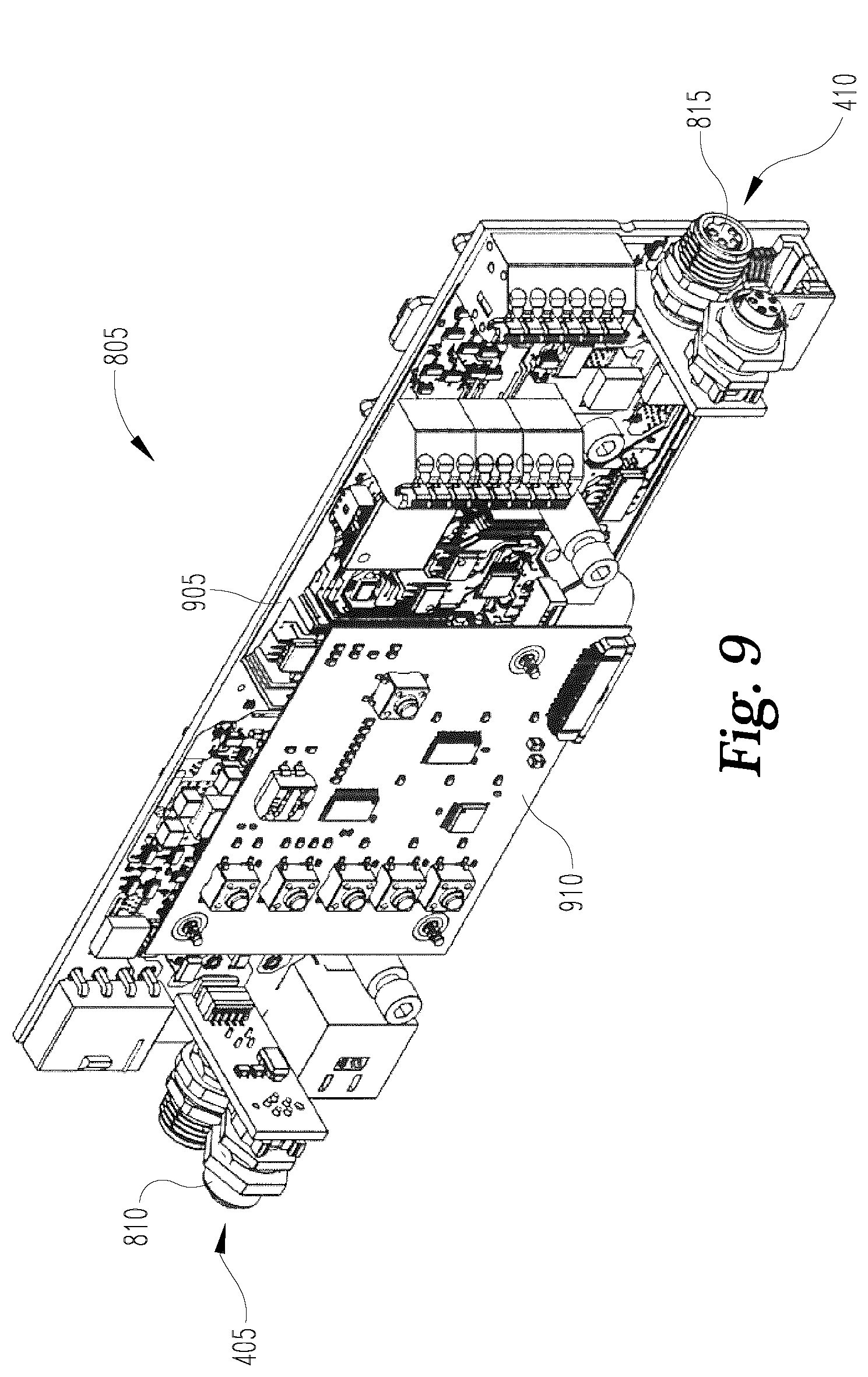 Patent US12552613 Figure 9 – Conveyor controller with roller detection system