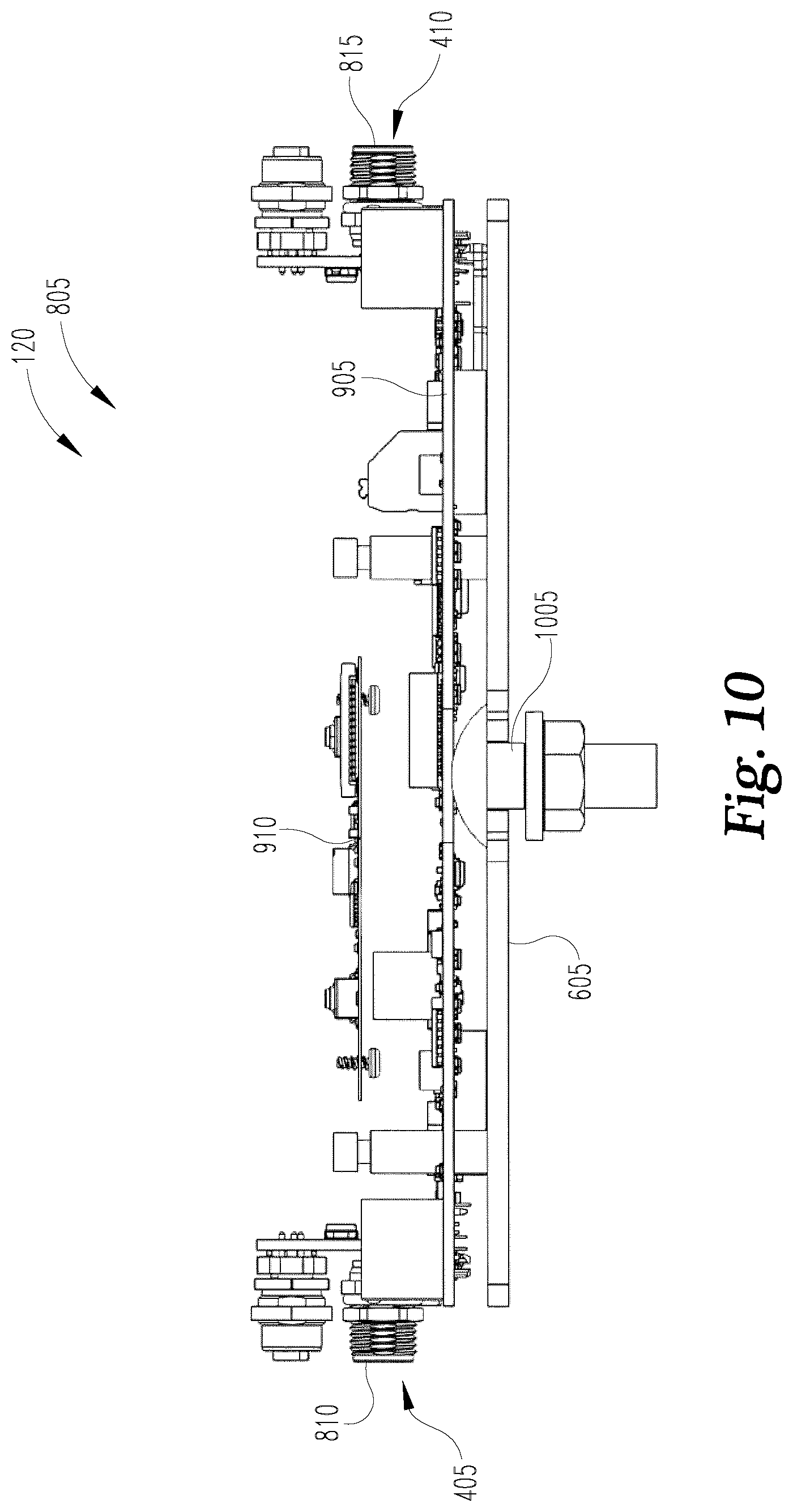 Patent US12552613 Figure 10 – Conveyor controller with roller detection system