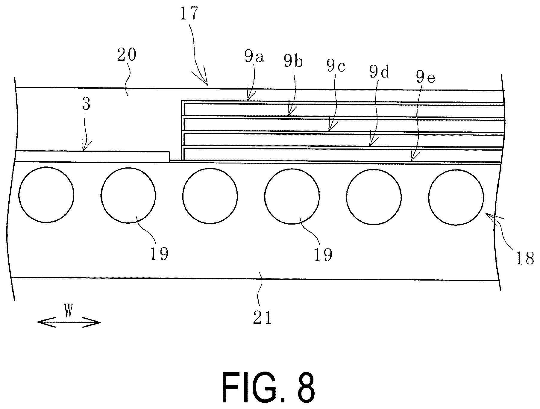 Patent US12552614 Figure 8 – Device and method for detecting wear in conveyor belt