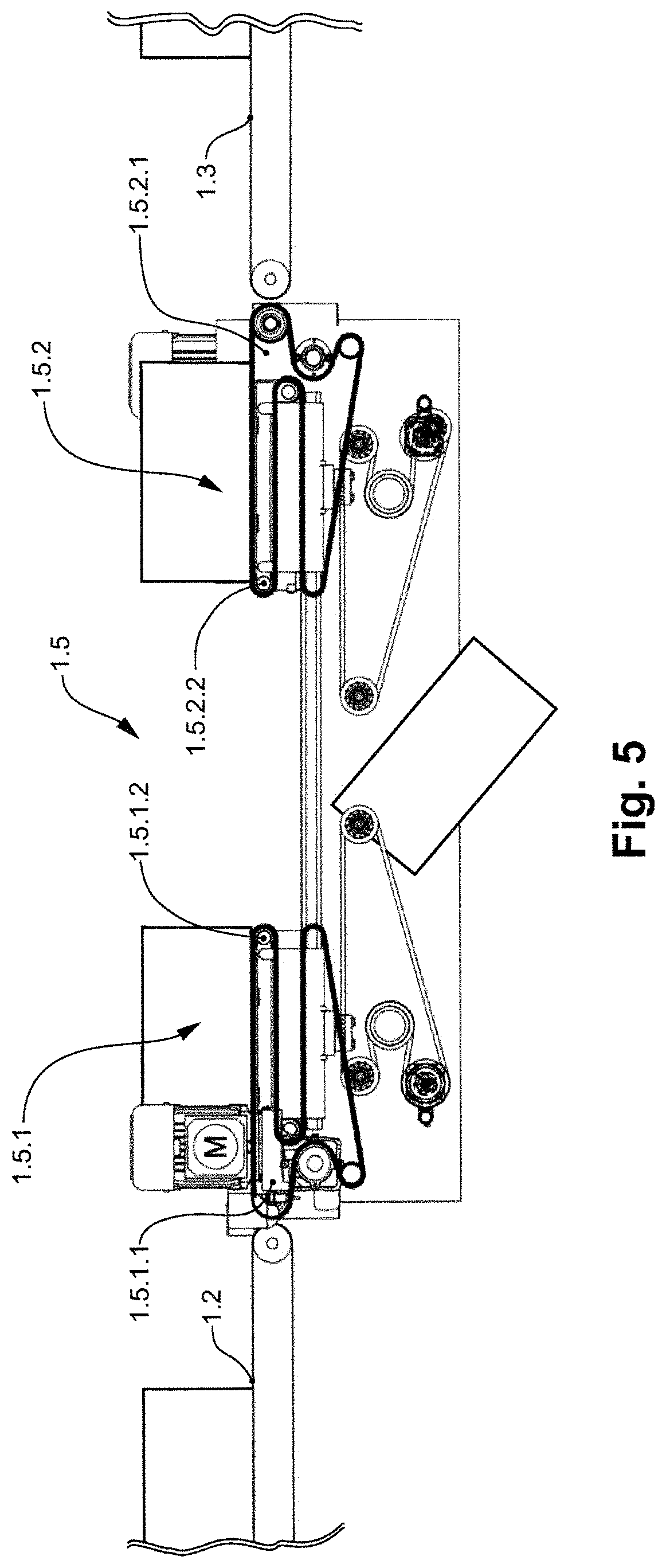 Patent US12552615 Figure 3 – Conveying device