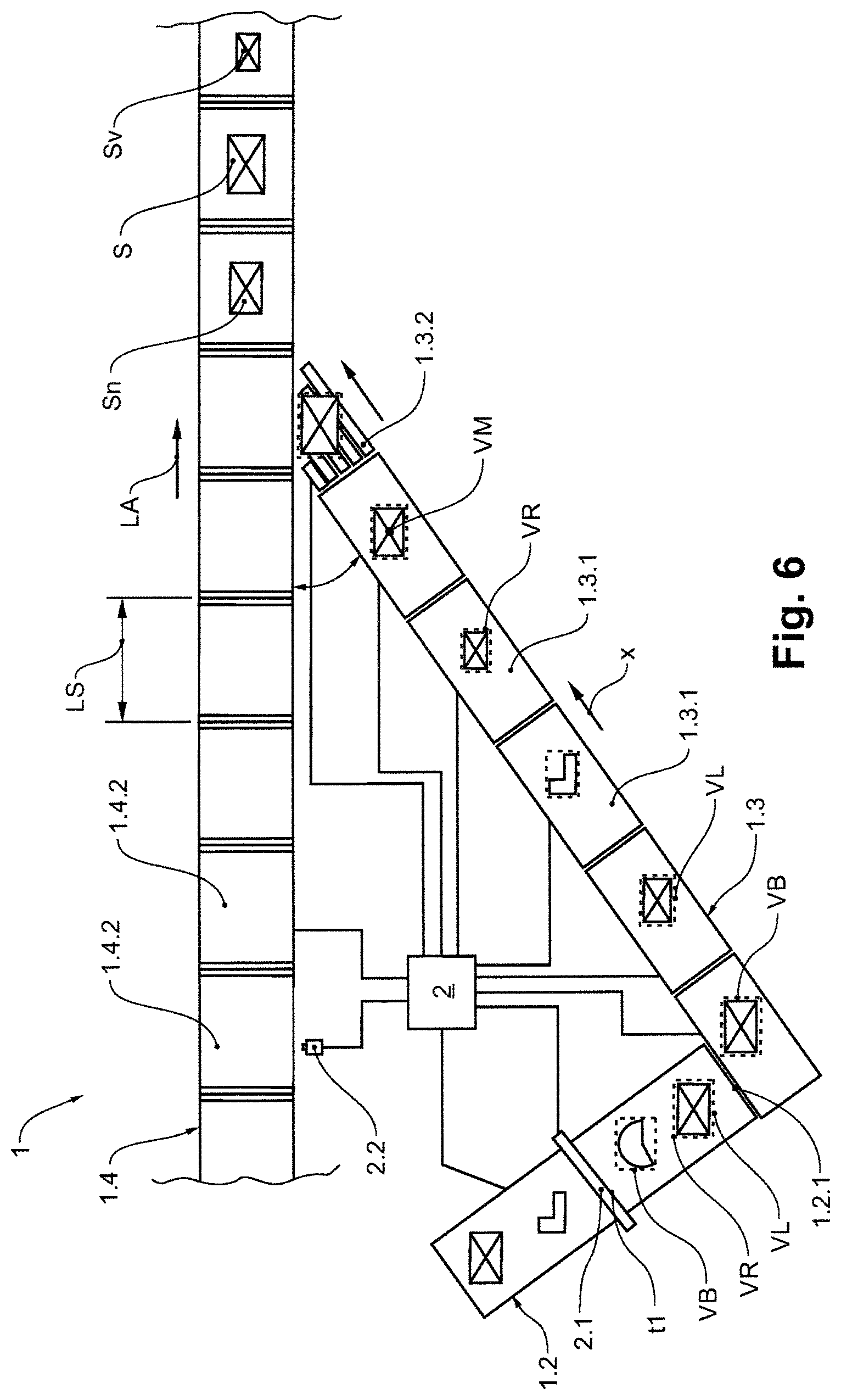 Patent US12552615 Figure 4 – Conveying device