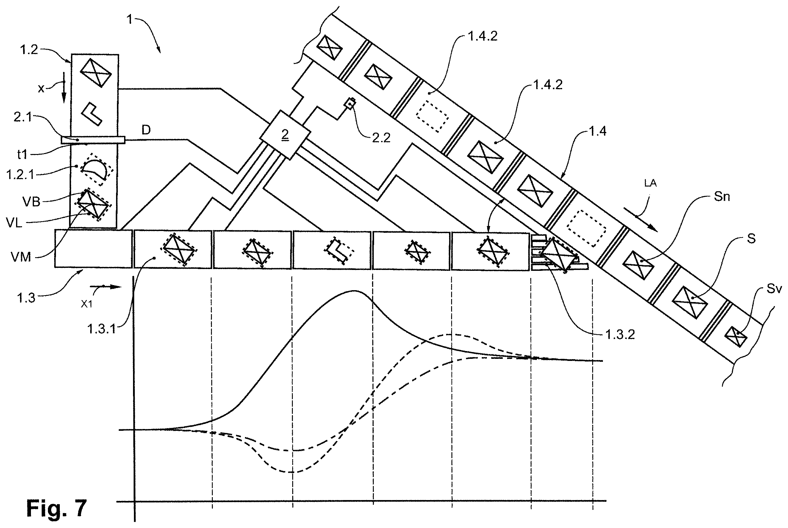 Patent US12552615 Figure 5 – Conveying device