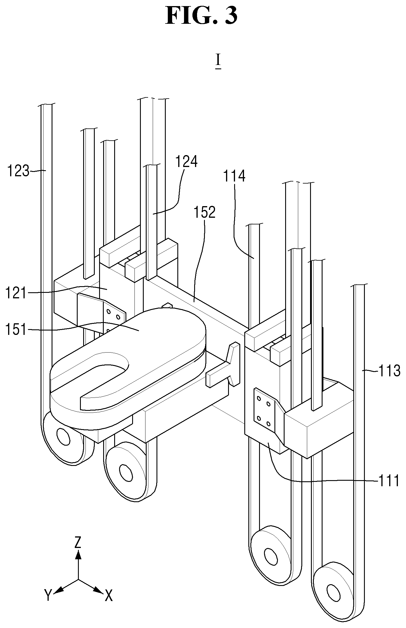Patent US12552619 Figure 3 – Wafer transfer apparatus, wafer transfer system, and method for removing particles in wafer transfer apparatus