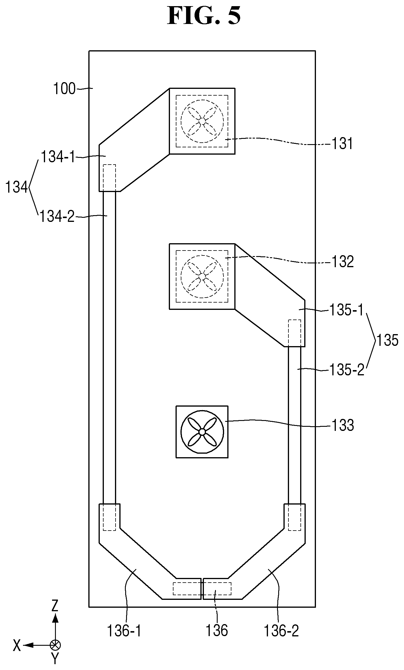 Patent US12552619 Figure 5 – Wafer transfer apparatus, wafer transfer system, and method for removing particles in wafer transfer apparatus