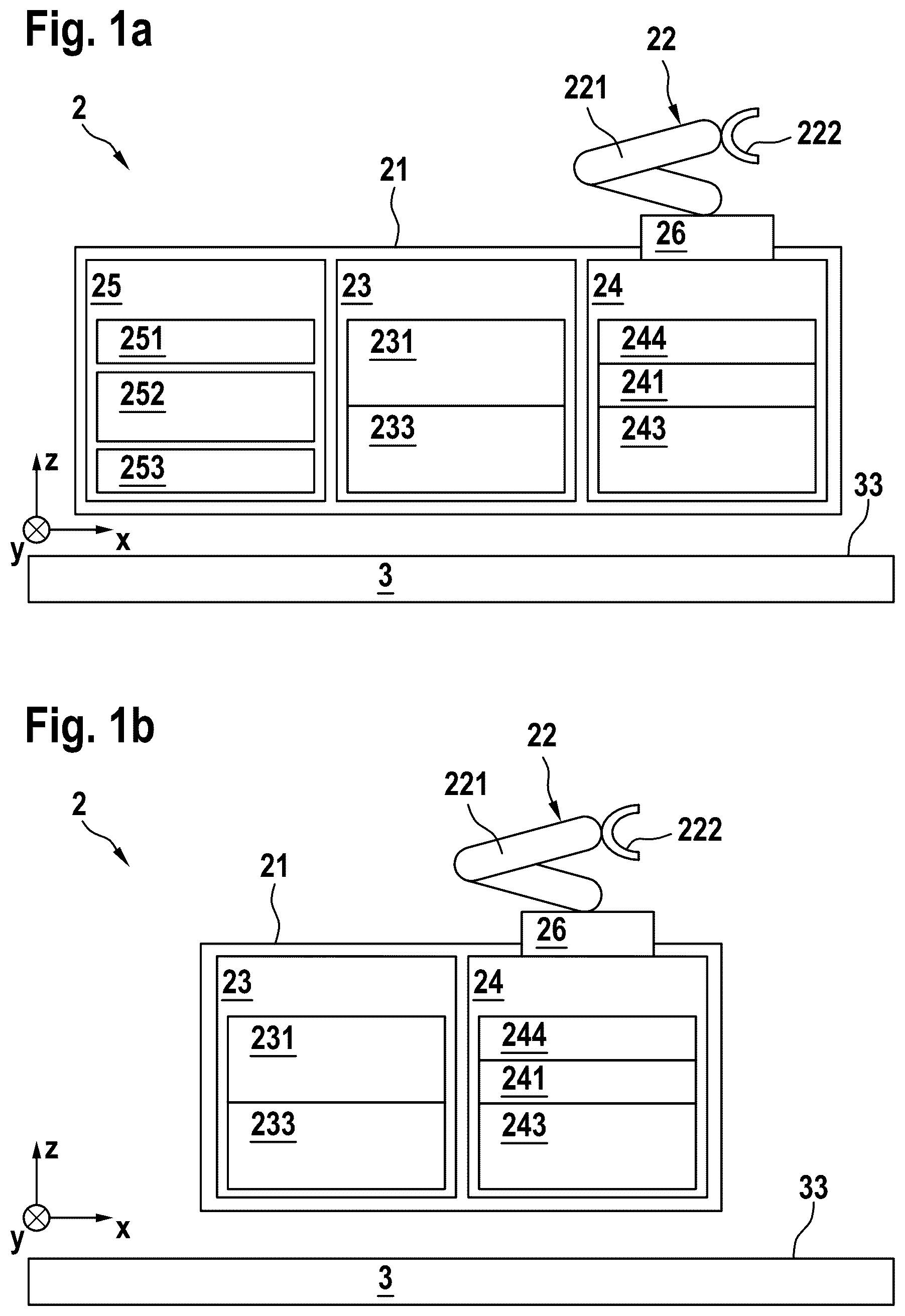 Patent US12552622 Figure 1 – Contactless conveying device