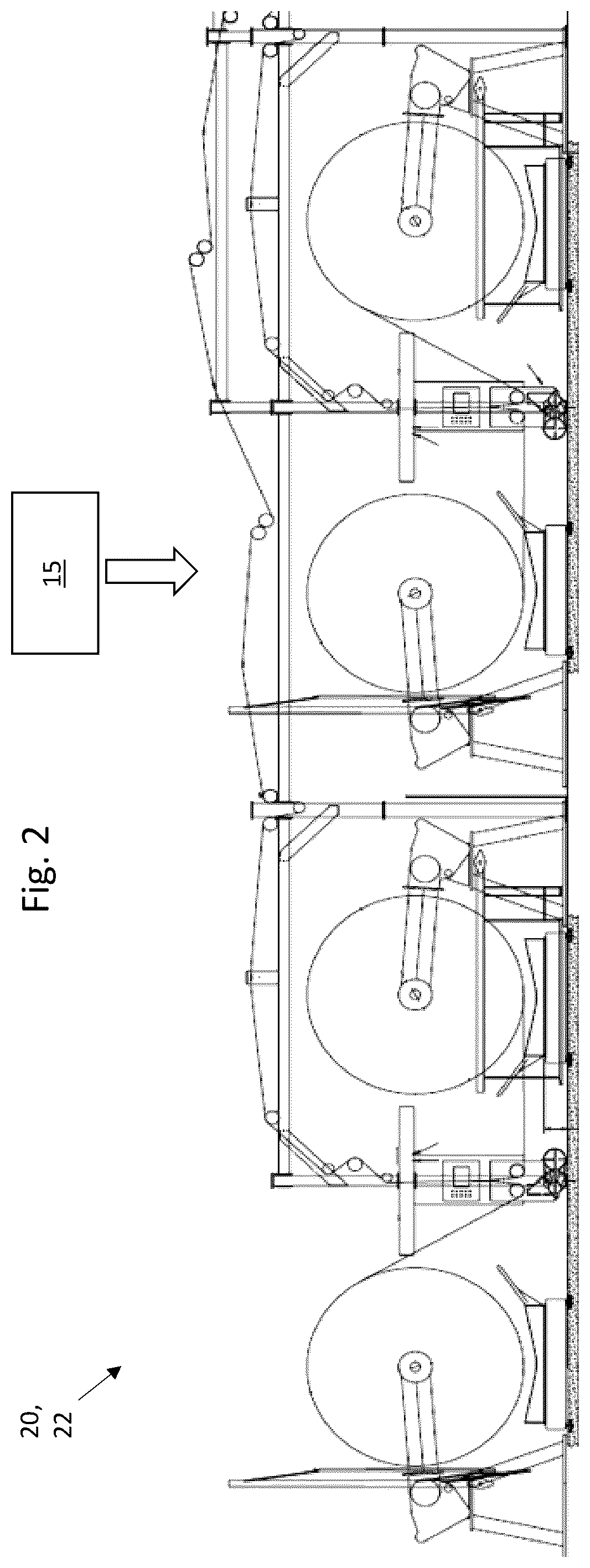 Patent US12552627 Figure 2 – Model reference adaptive web and winding control