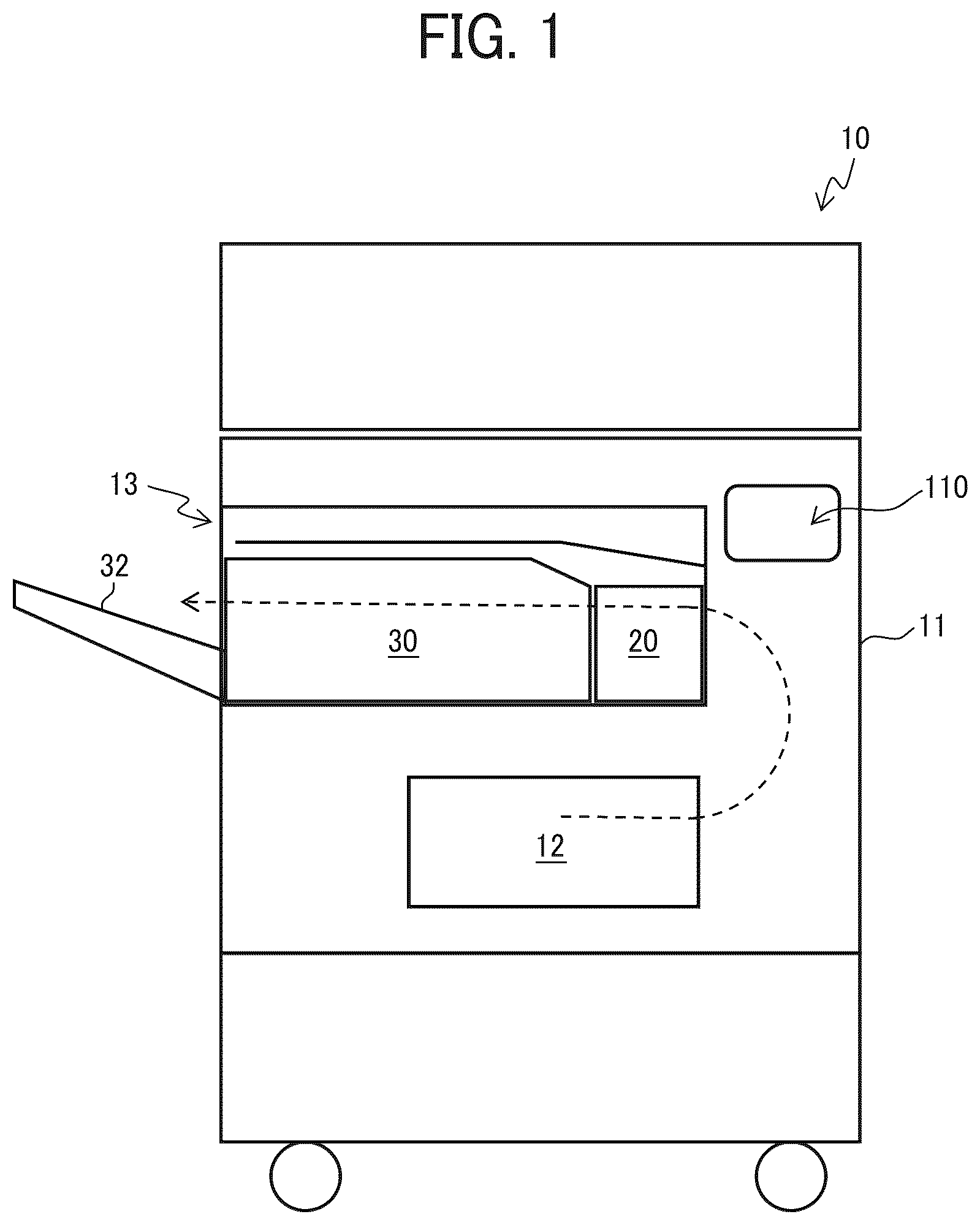 Patent US12552632 Figure 1 – Sheet processing device, image forming apparatus, and image forming system