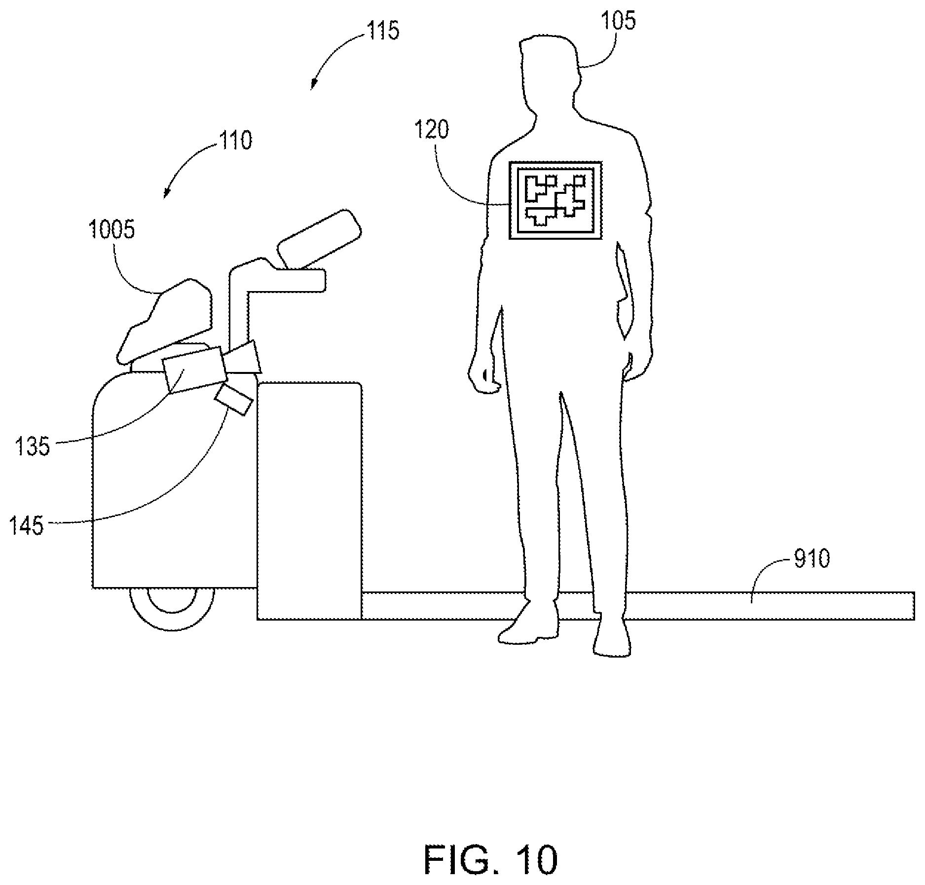 Patent US12552650 Figure 10 – Hands free advance control for material handling vehicle